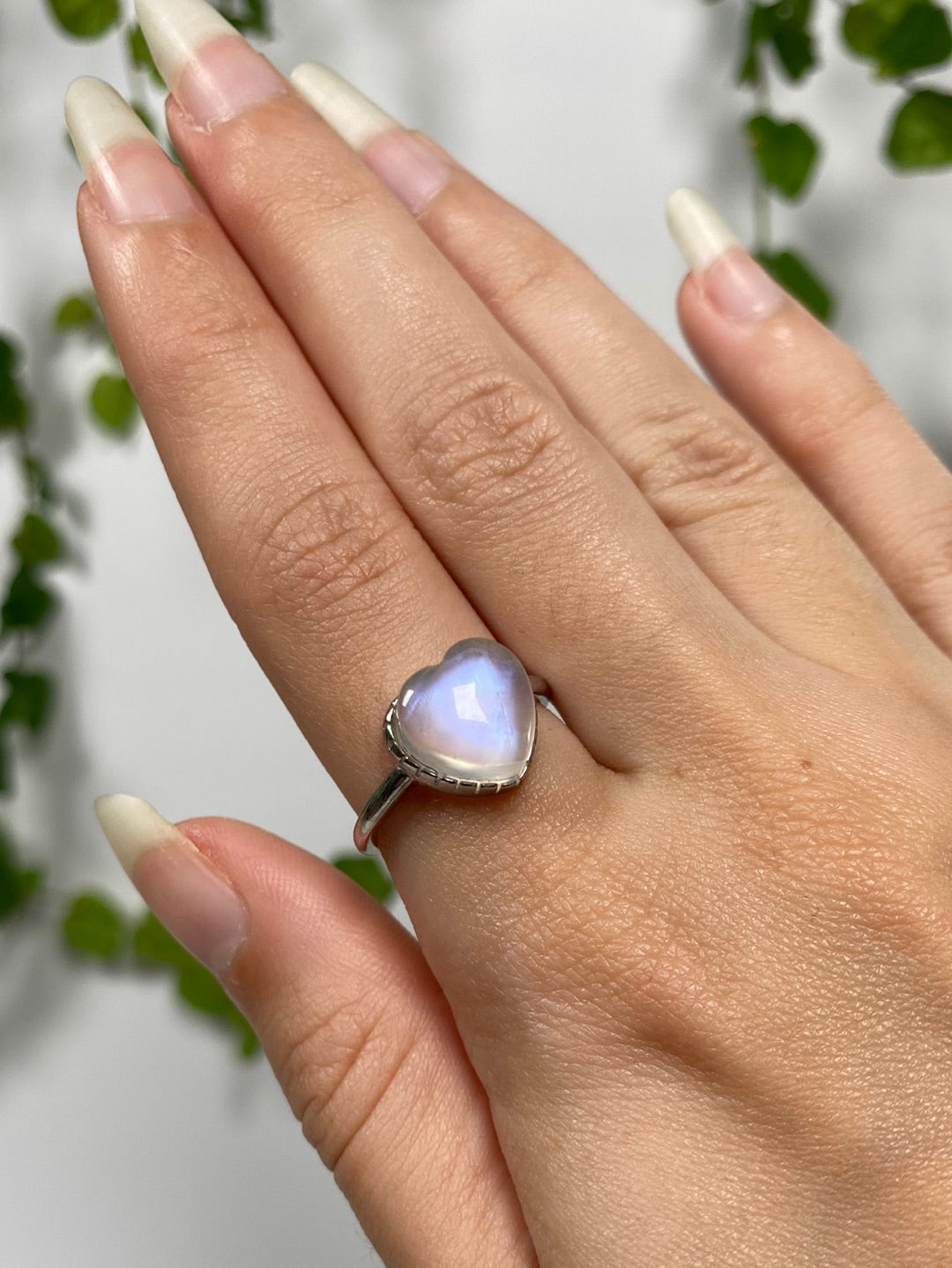 Moonstone 925 Adjustable Ring