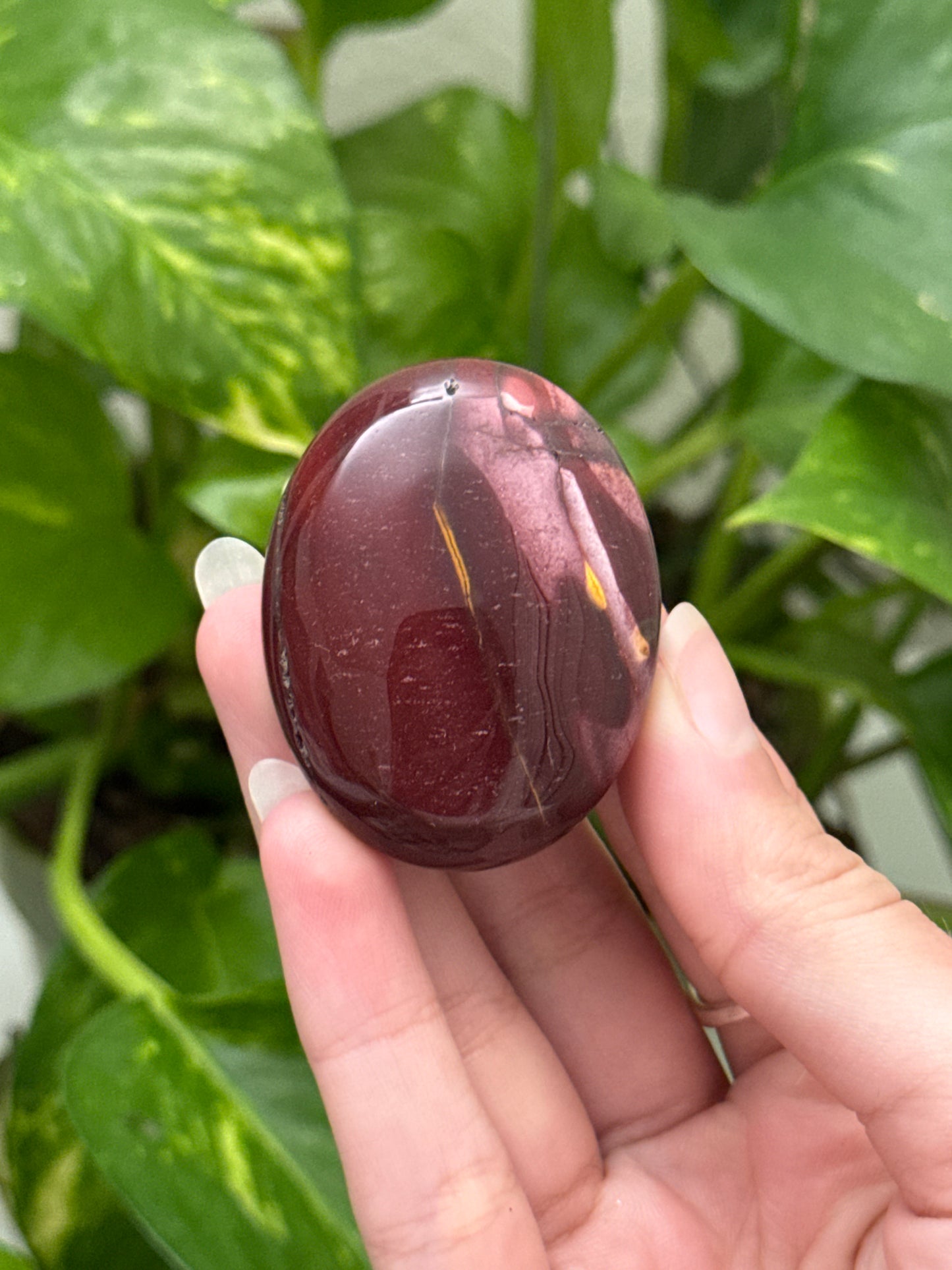 Mookaite Palm Stone