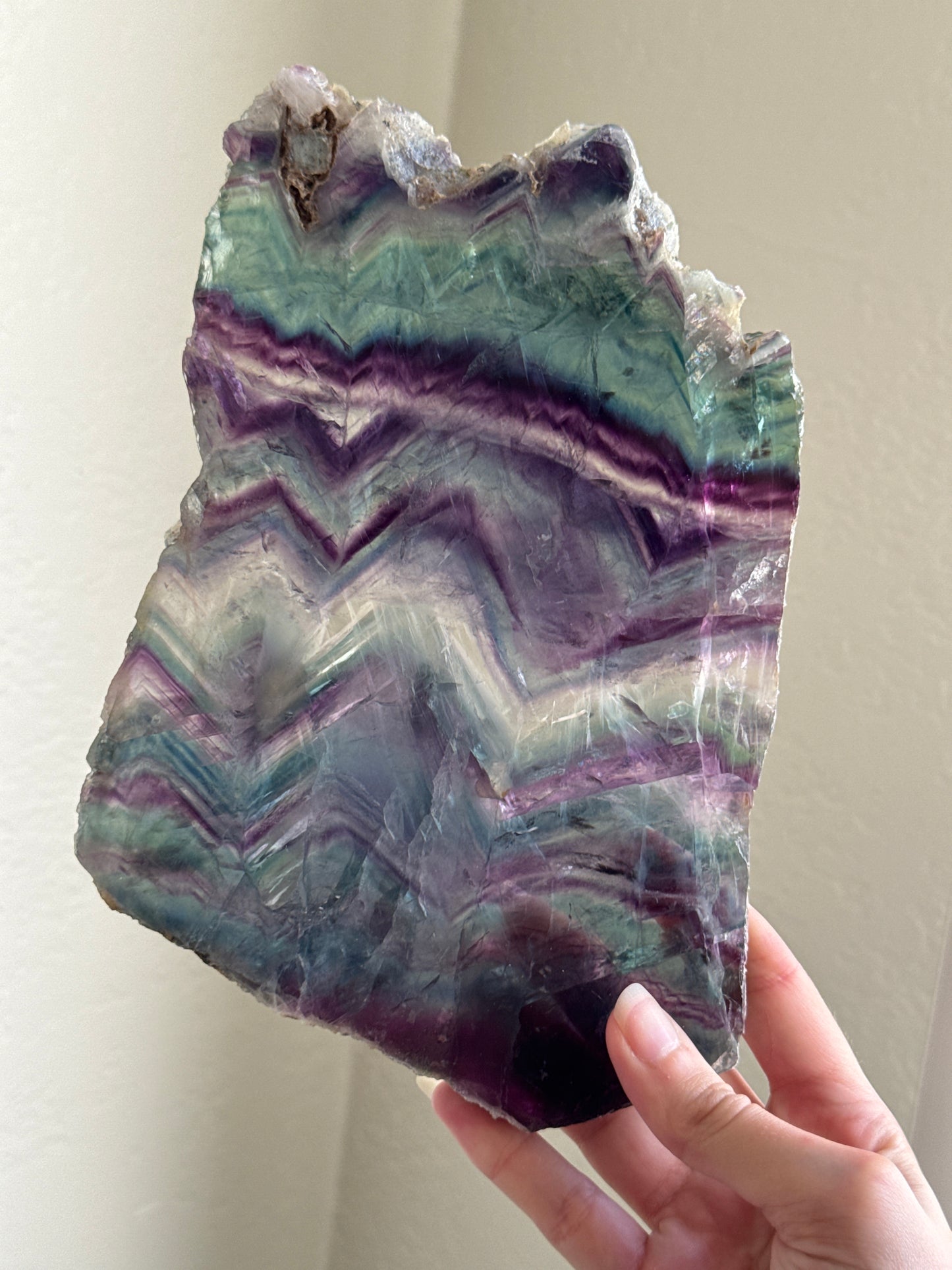 Large Fluorite Slab B
