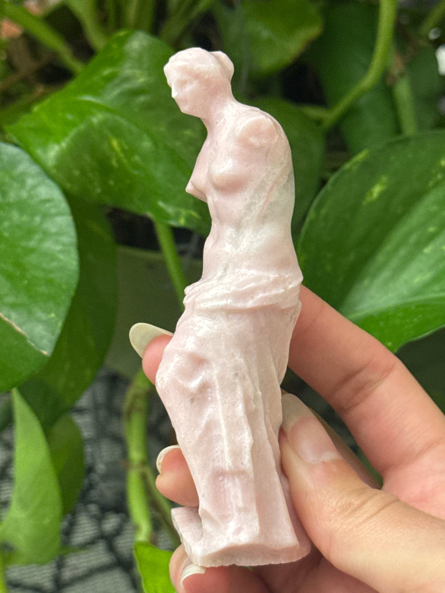 Pink Opal Aphrodite Statue