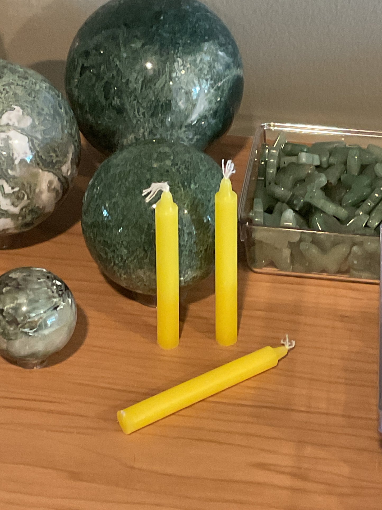 Yellow Alter Chime Candle