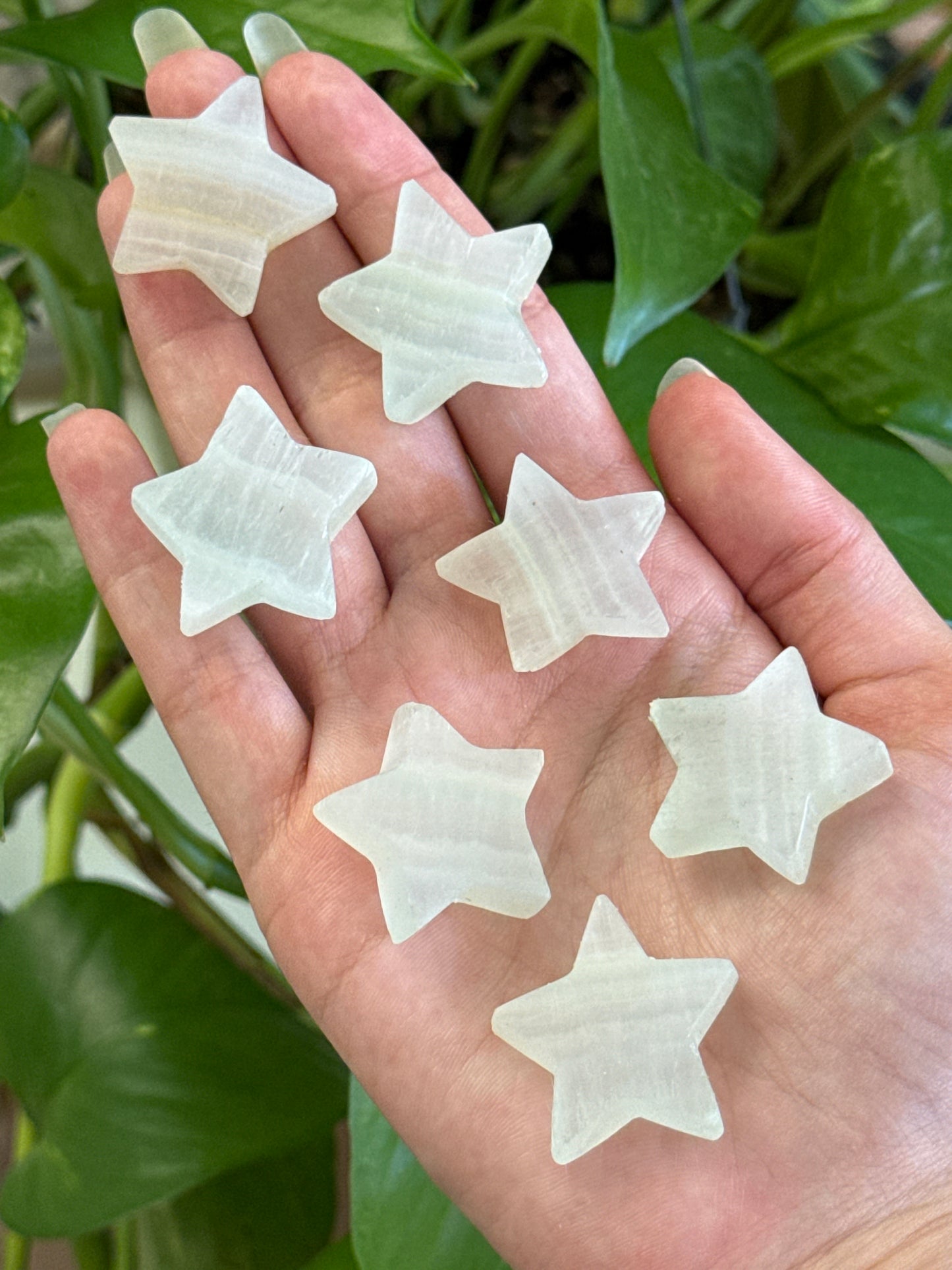 Pistachio Calcite Star