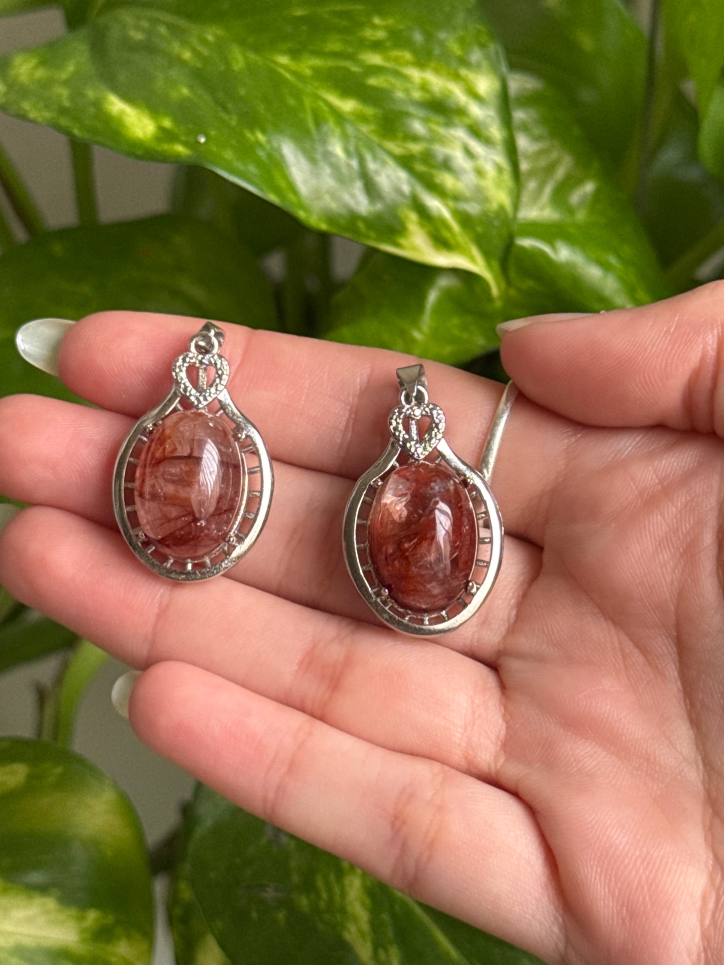 Fire Quartz Necklace