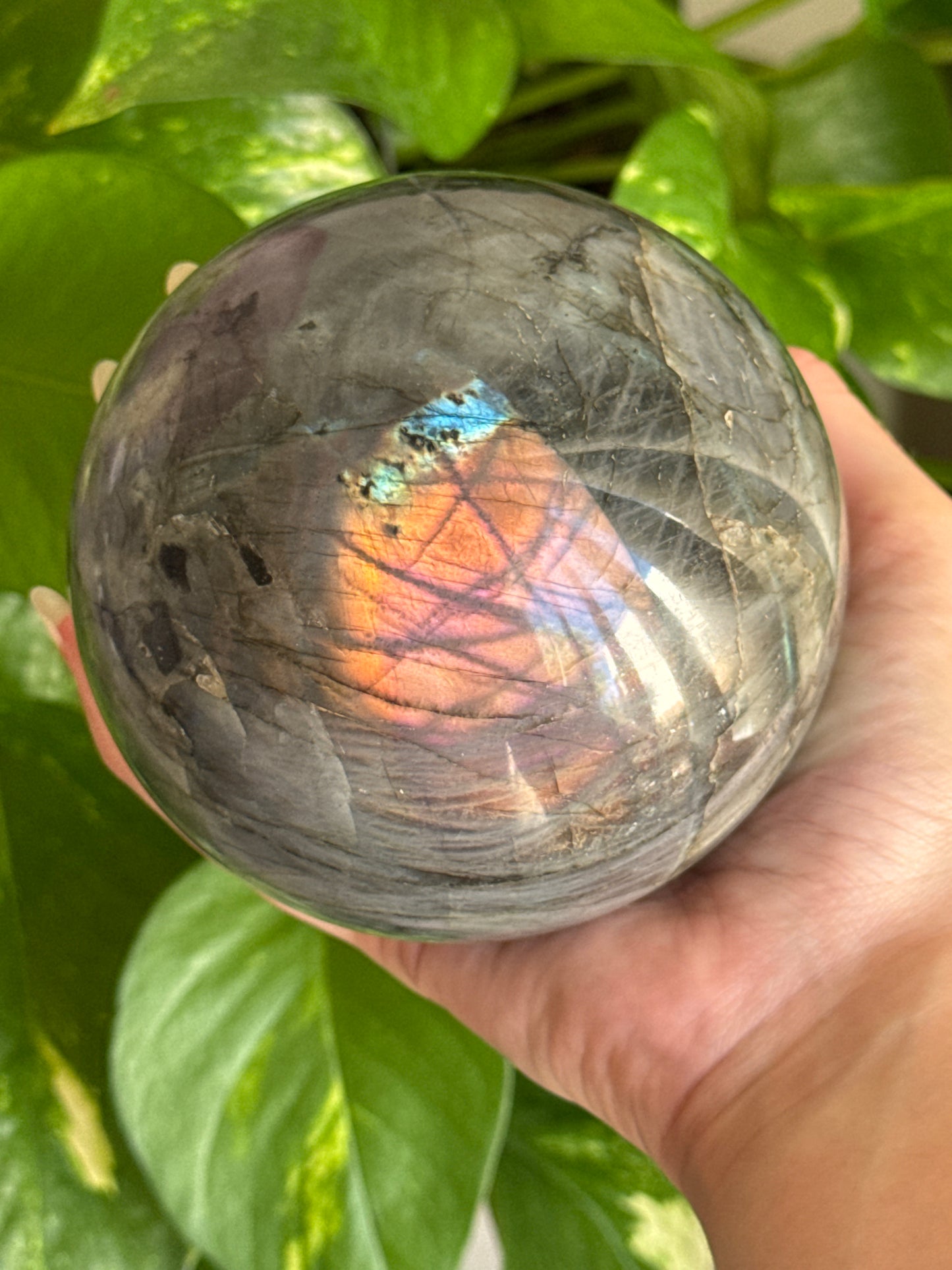 Large Labradorite Sphere
