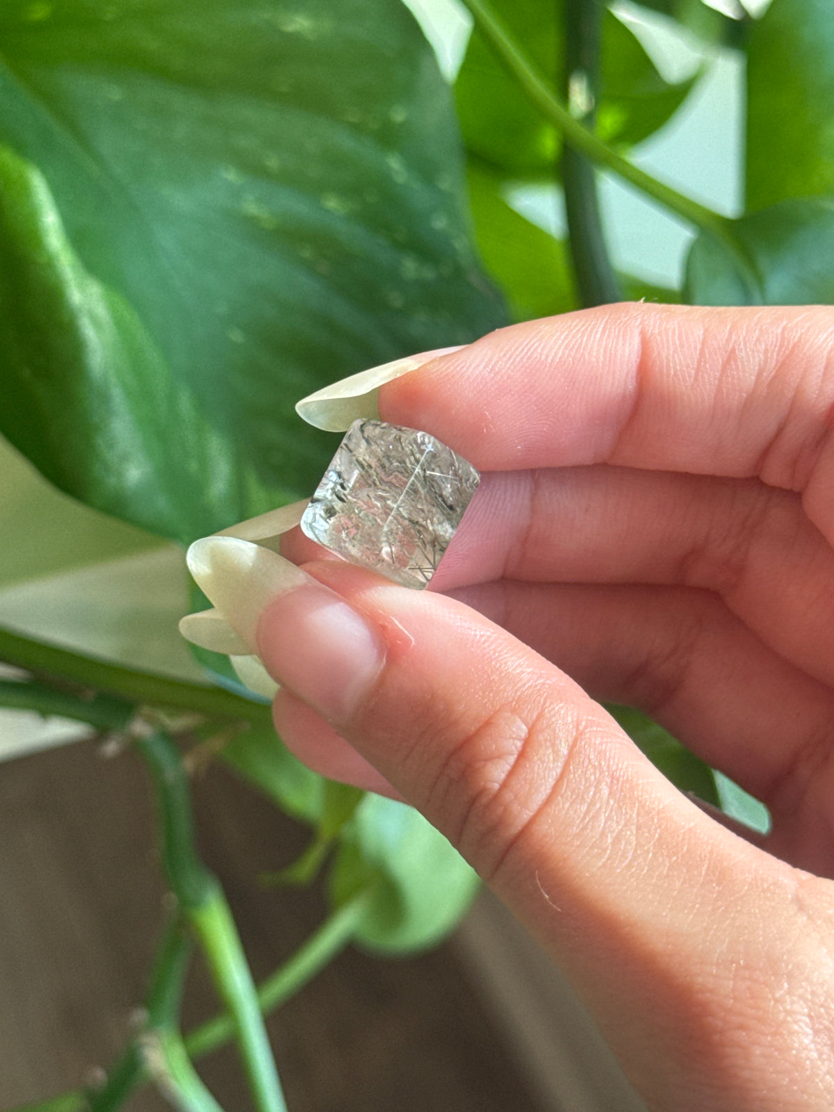 High Grade Green Rutile Cube