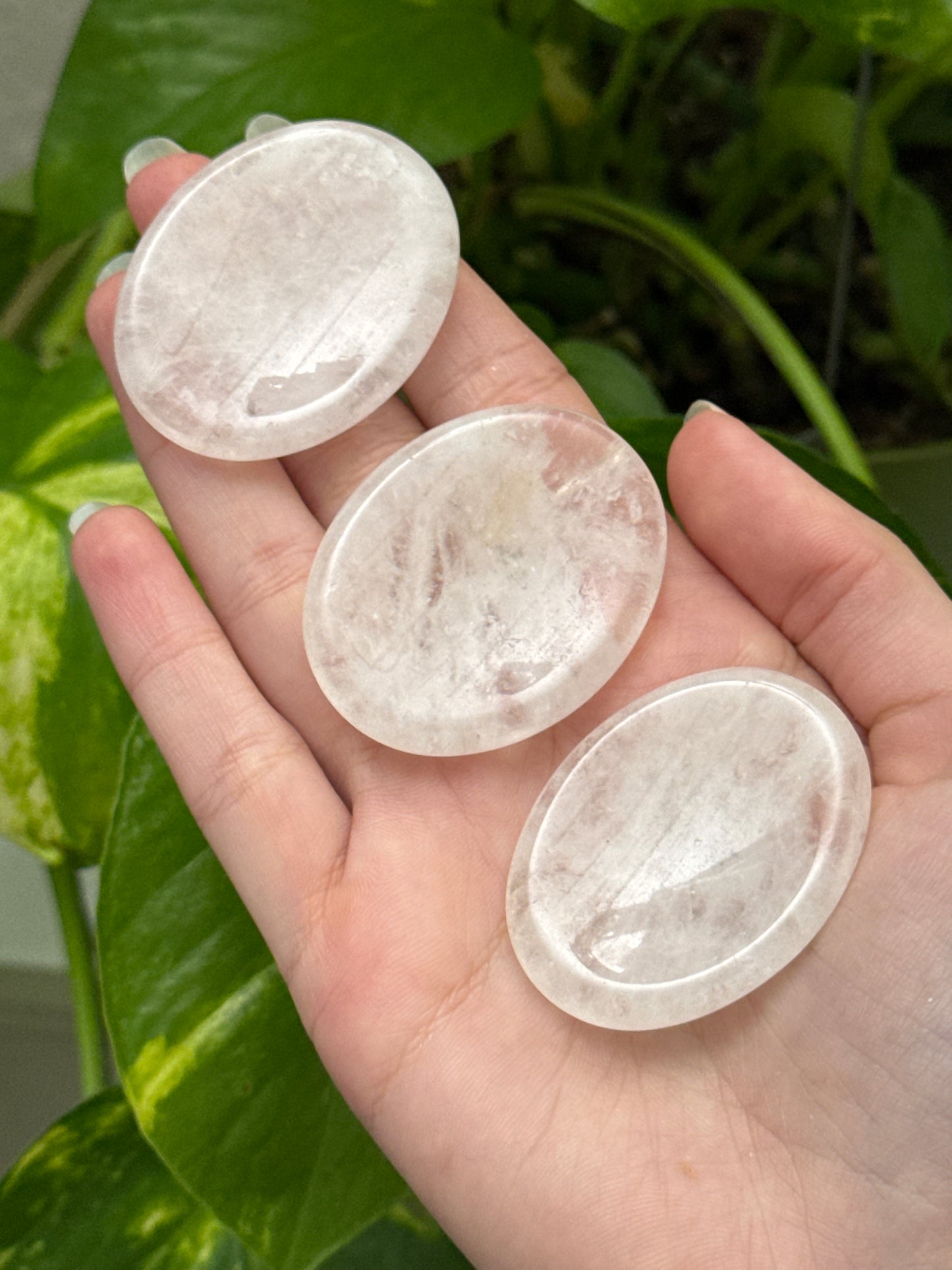 Rose Quartz Worry Stone