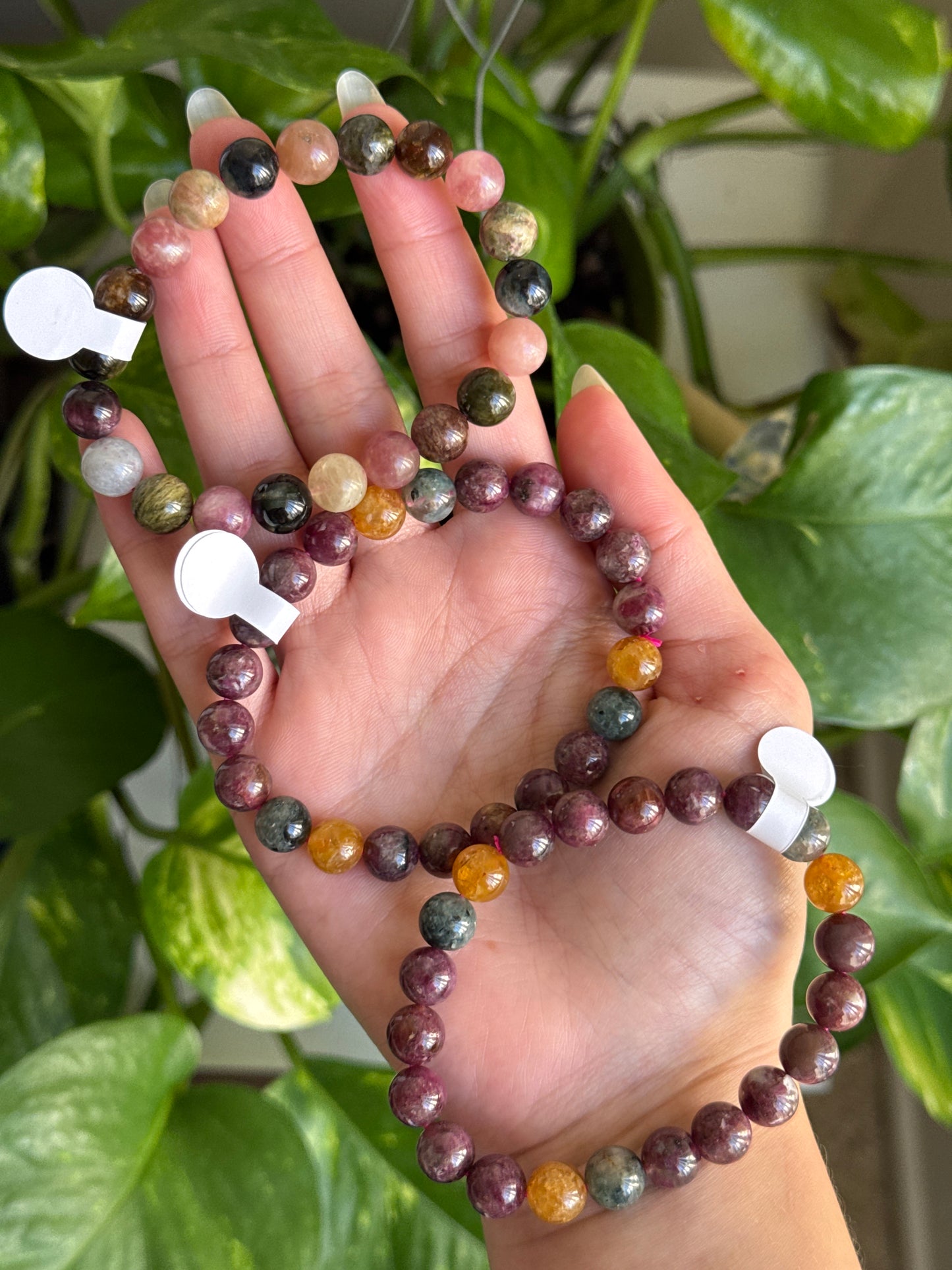 Tourmaline (Pink, Green, Yellow) Bracelet