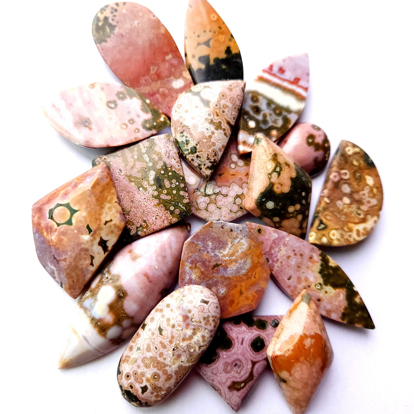 Pink Orbicular Ocean Jasper