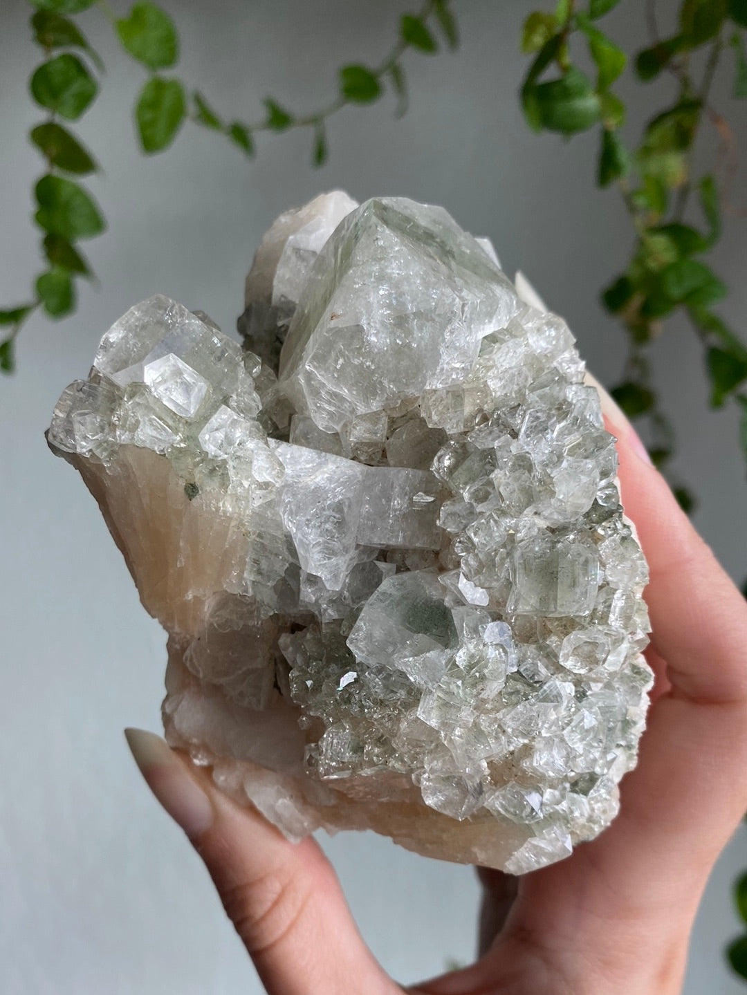 Peach Stilbite And Apophalyte Specimen