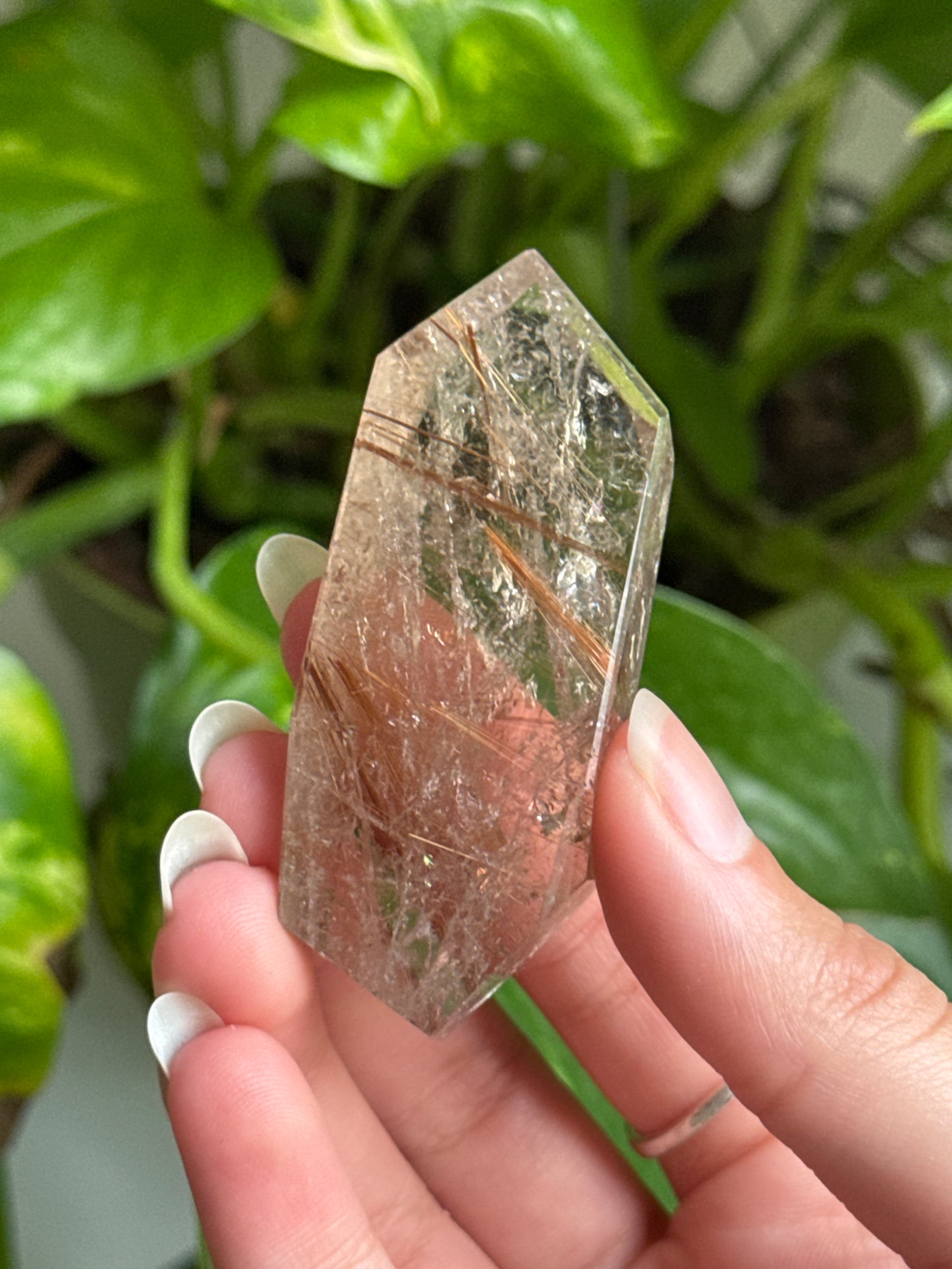 Smoky Copper Rutile Quartz Freeform