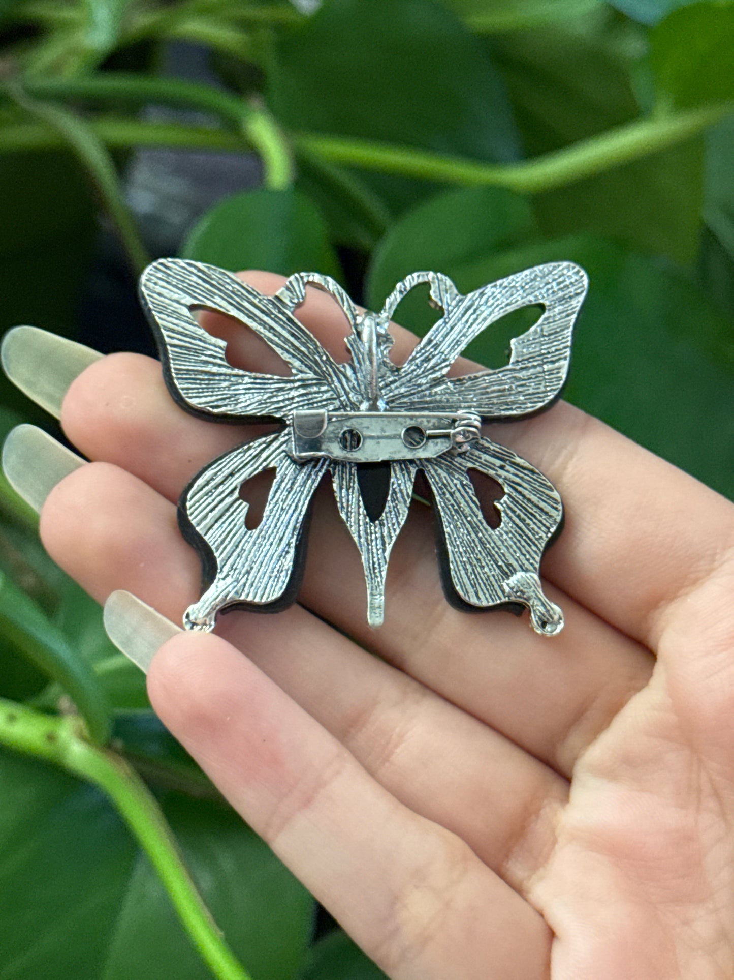 Abalone Inlay Butterfly Pin