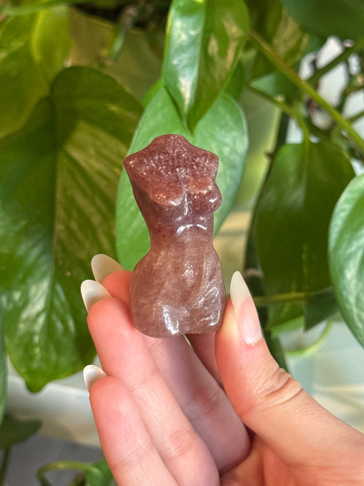 Strawberry Quartz Small Goddess Body