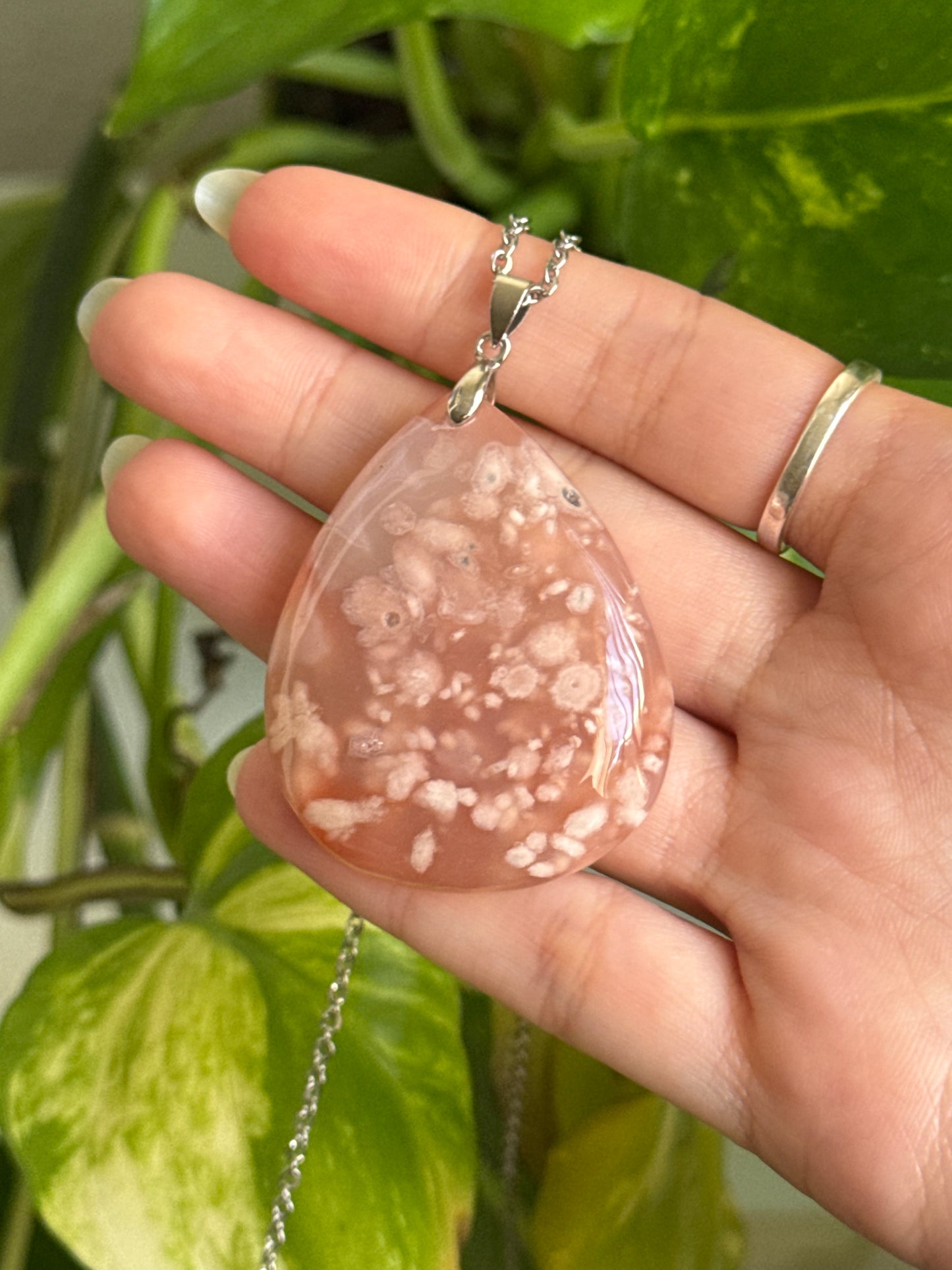 Flower Agate Necklace | You Pick