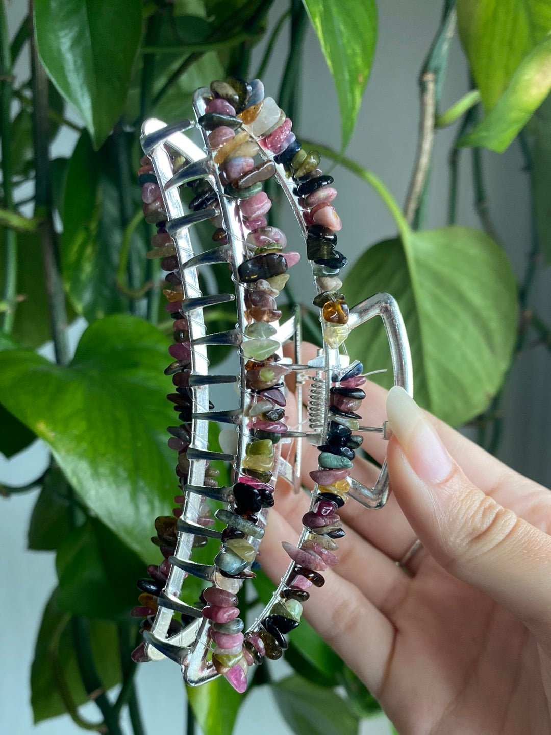 Tourmaline Large Hair Clip