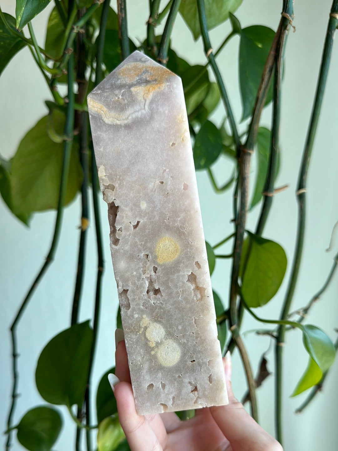 Chunky, Orby, Druzy Pink Amethyst Tower