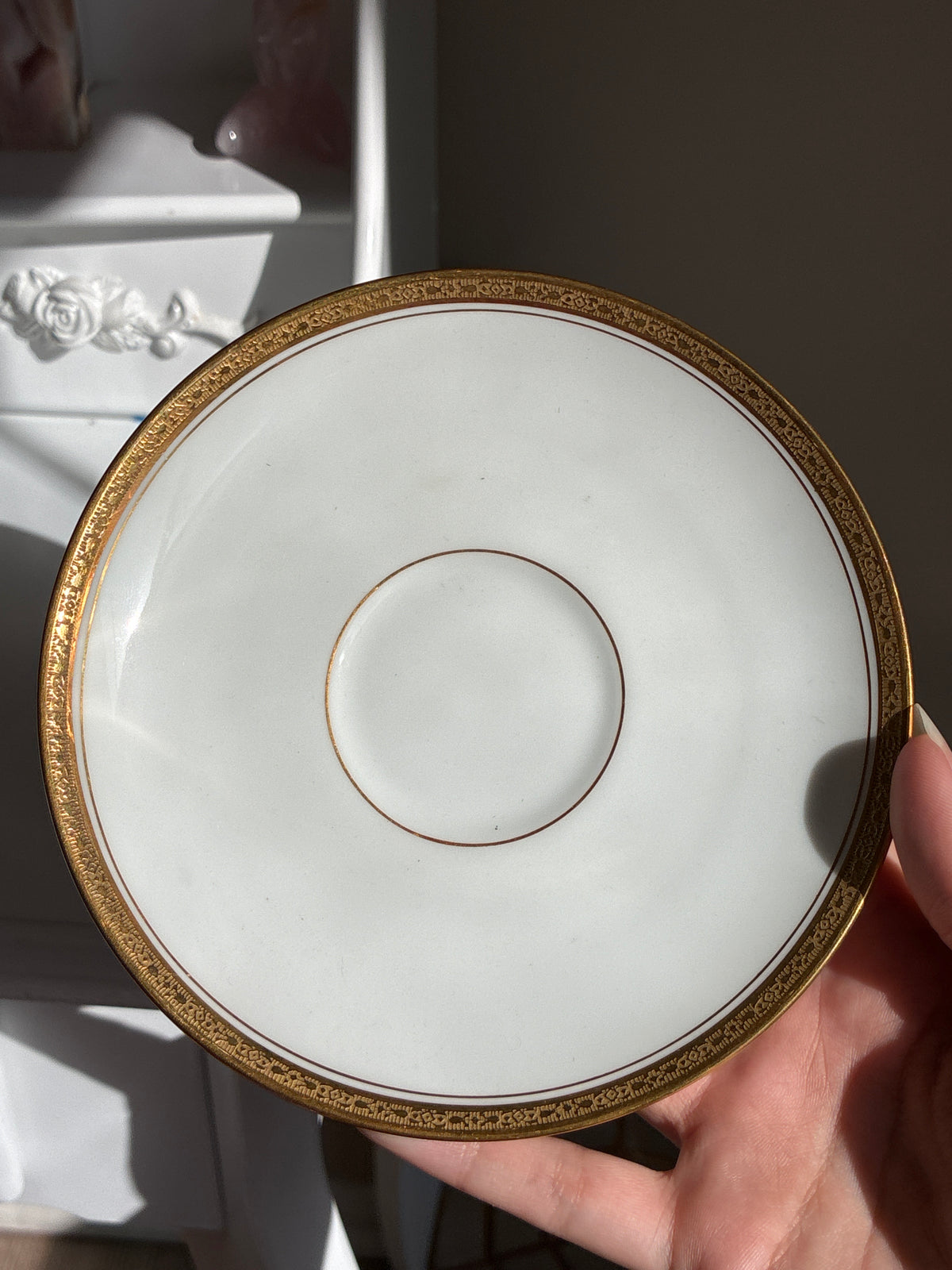 Gold Rimmed Tea Set