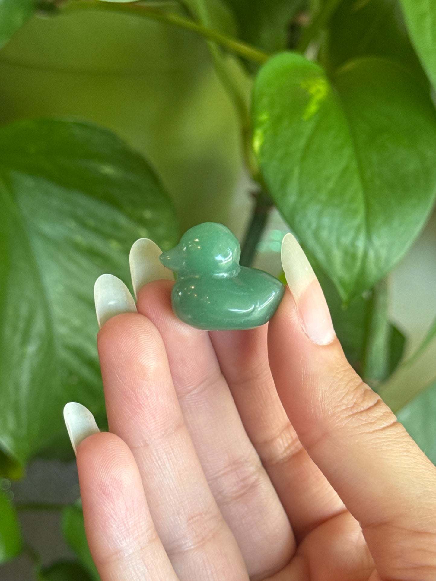 Green Aventurine Duck