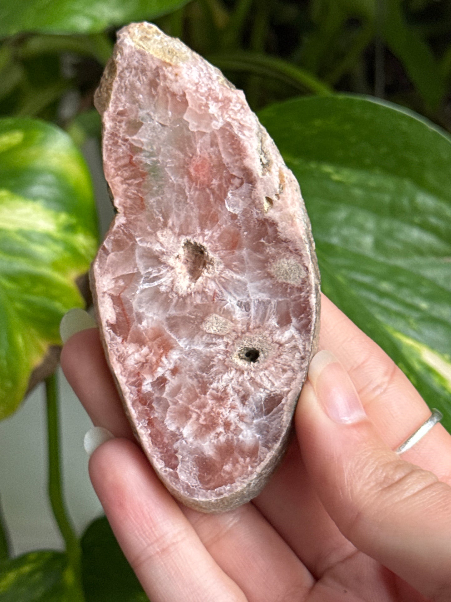 Pink Amethyst & Flower Agate Slab | You Pick
