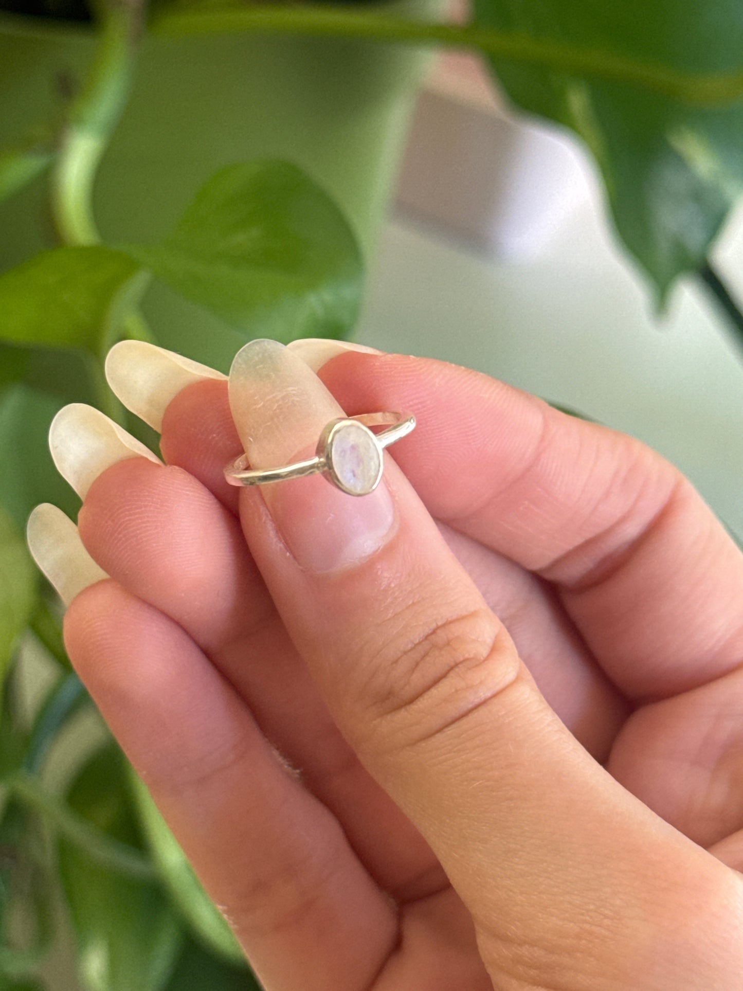 Moonstone Oval Size 5 Ring