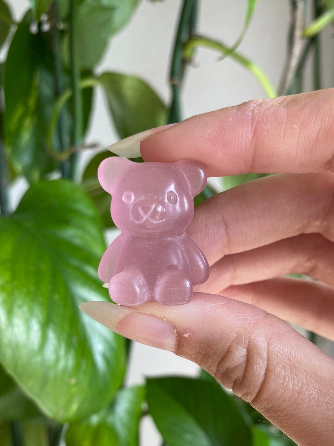 Pink Cats Eye Teddy Bear