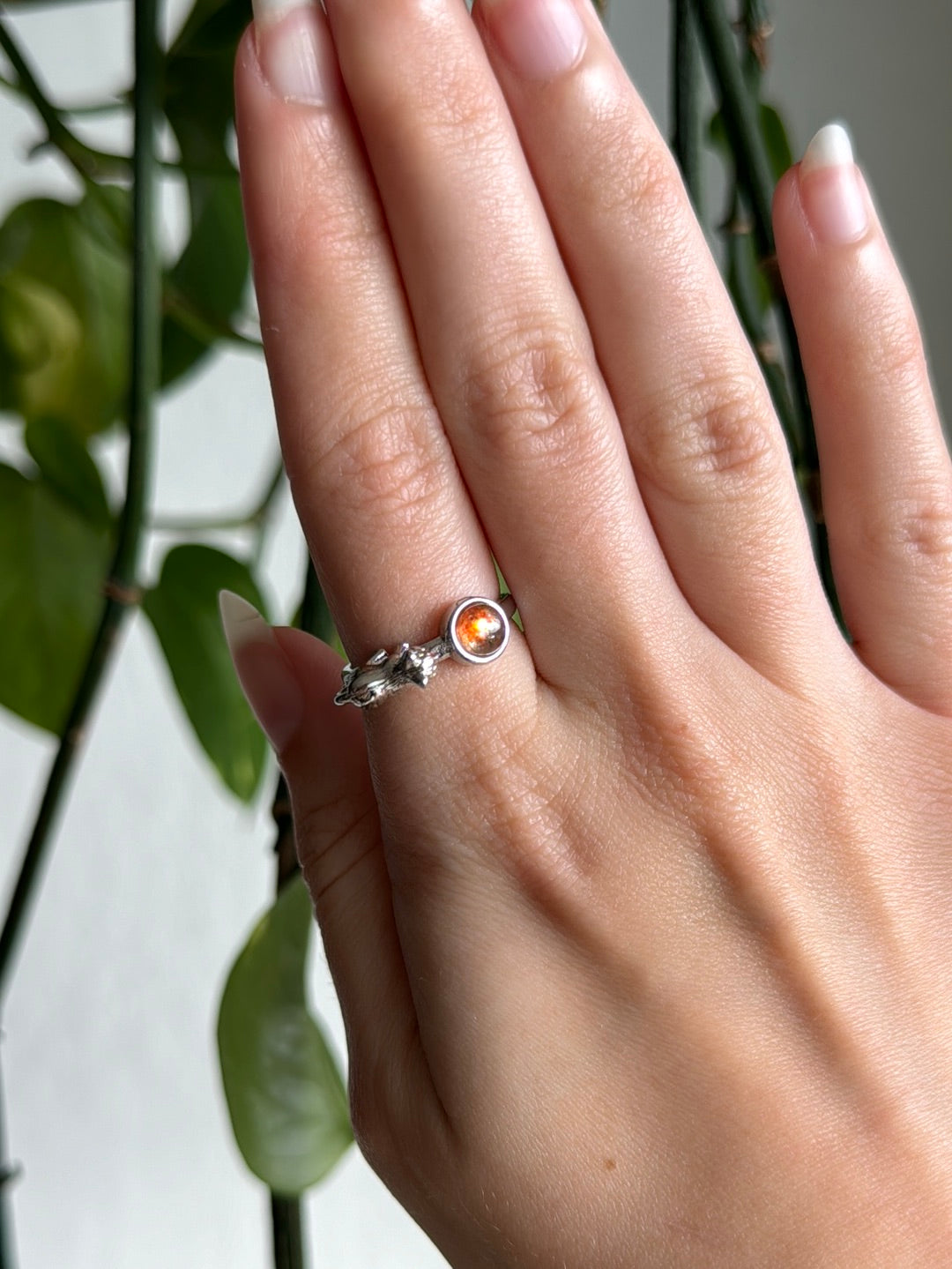 Kitty Sunstone Adjustable Ring