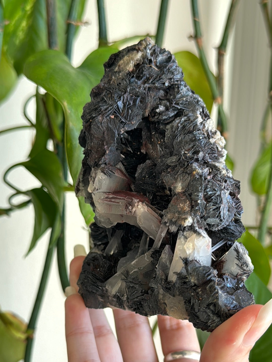 Feathered Galena & Quartz Portal Specimen