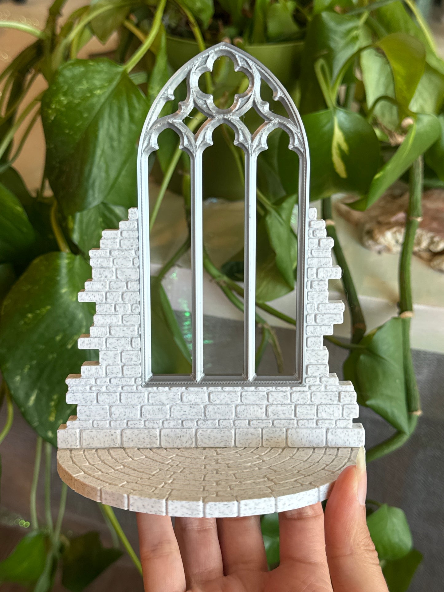 Arched Window Crystal Display