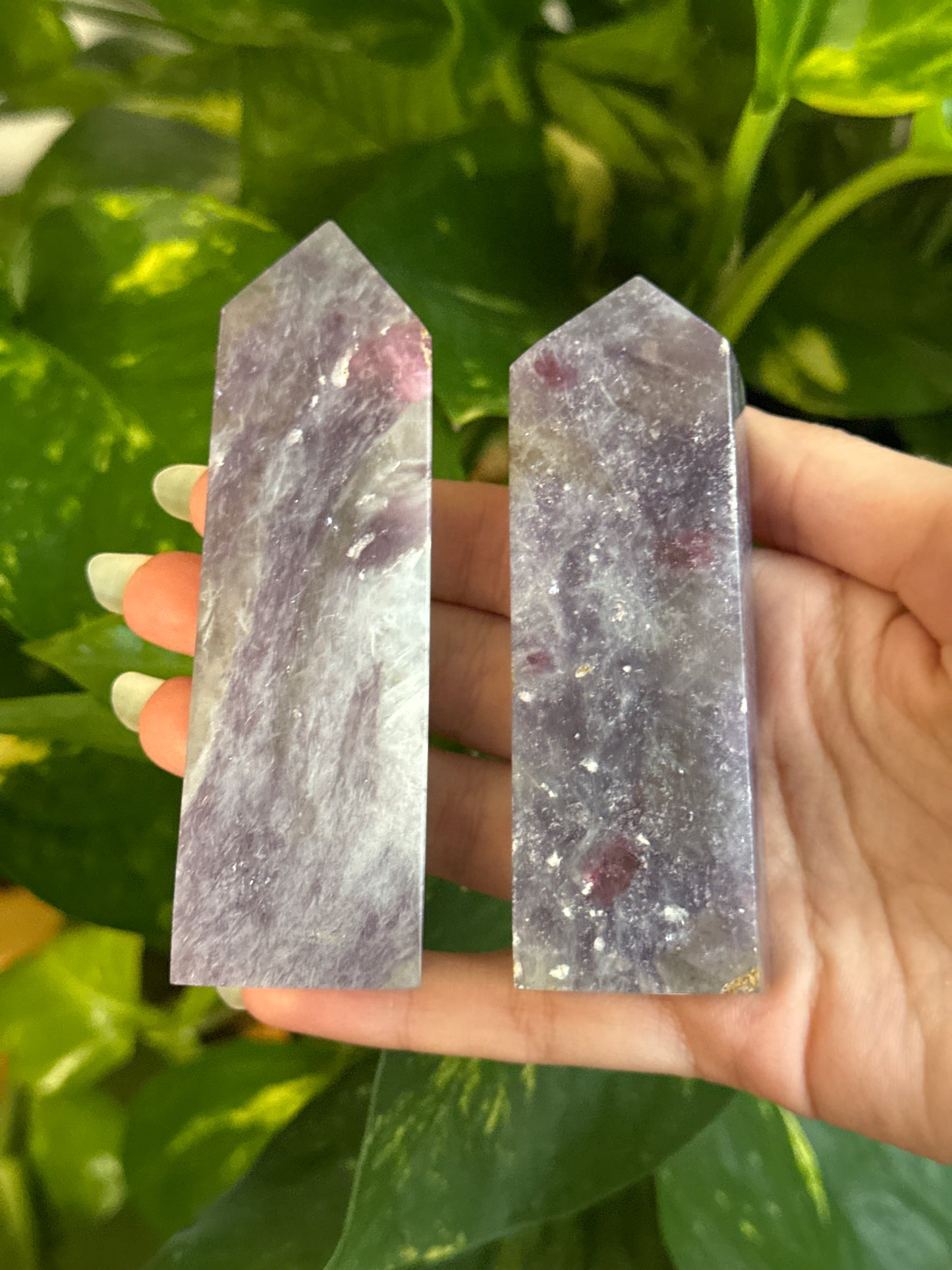Unicorn Stone (lepidolite, pink tourmaline, smoky quartz) Tower| You Pick