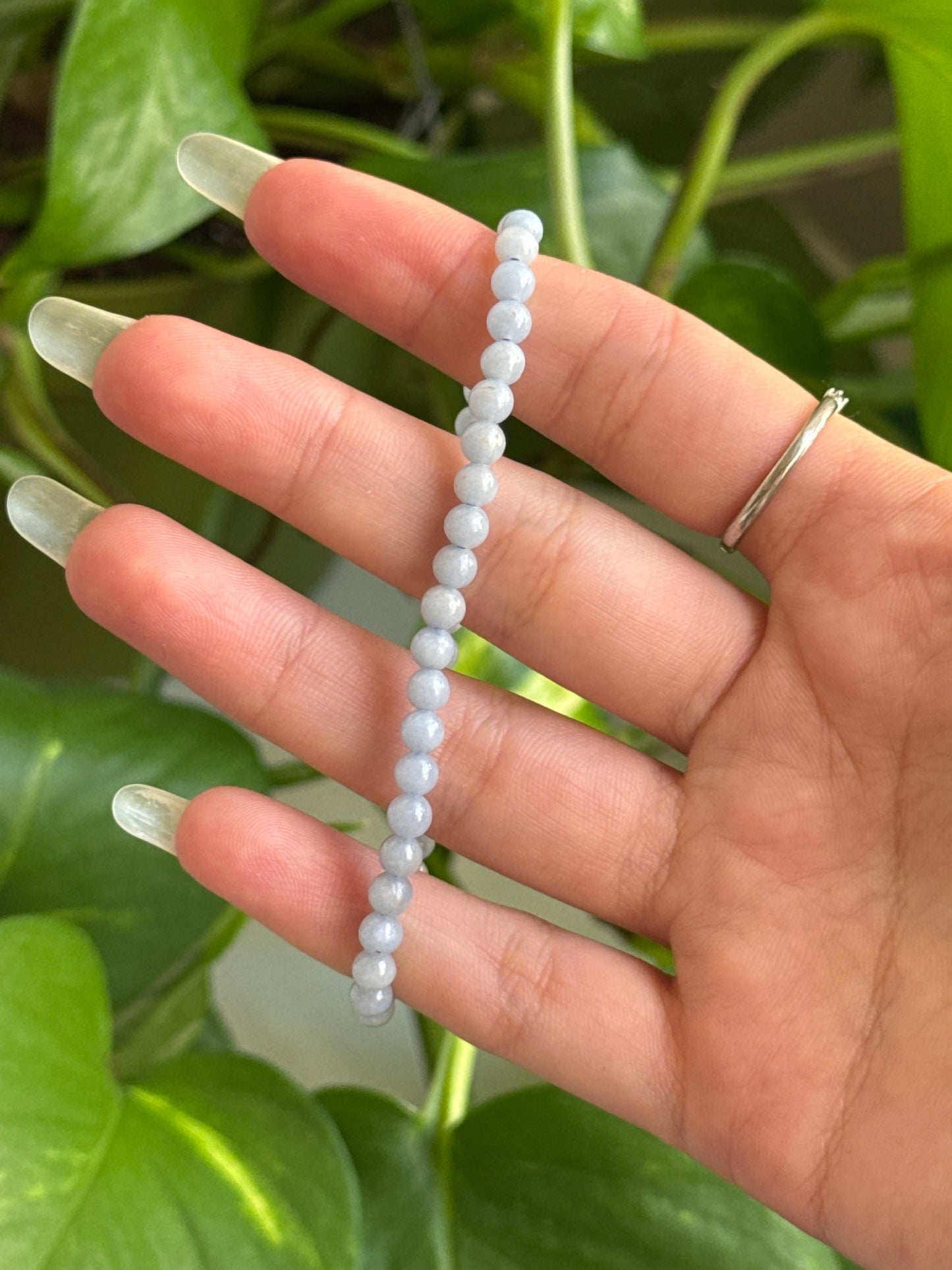 Angelite Dainty Bracelet