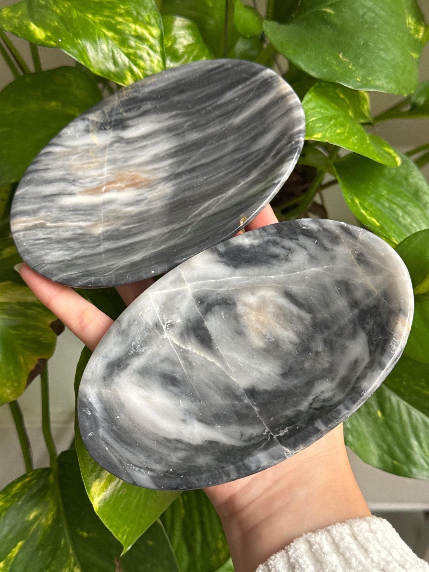 Marble Onyx Oval Bowl