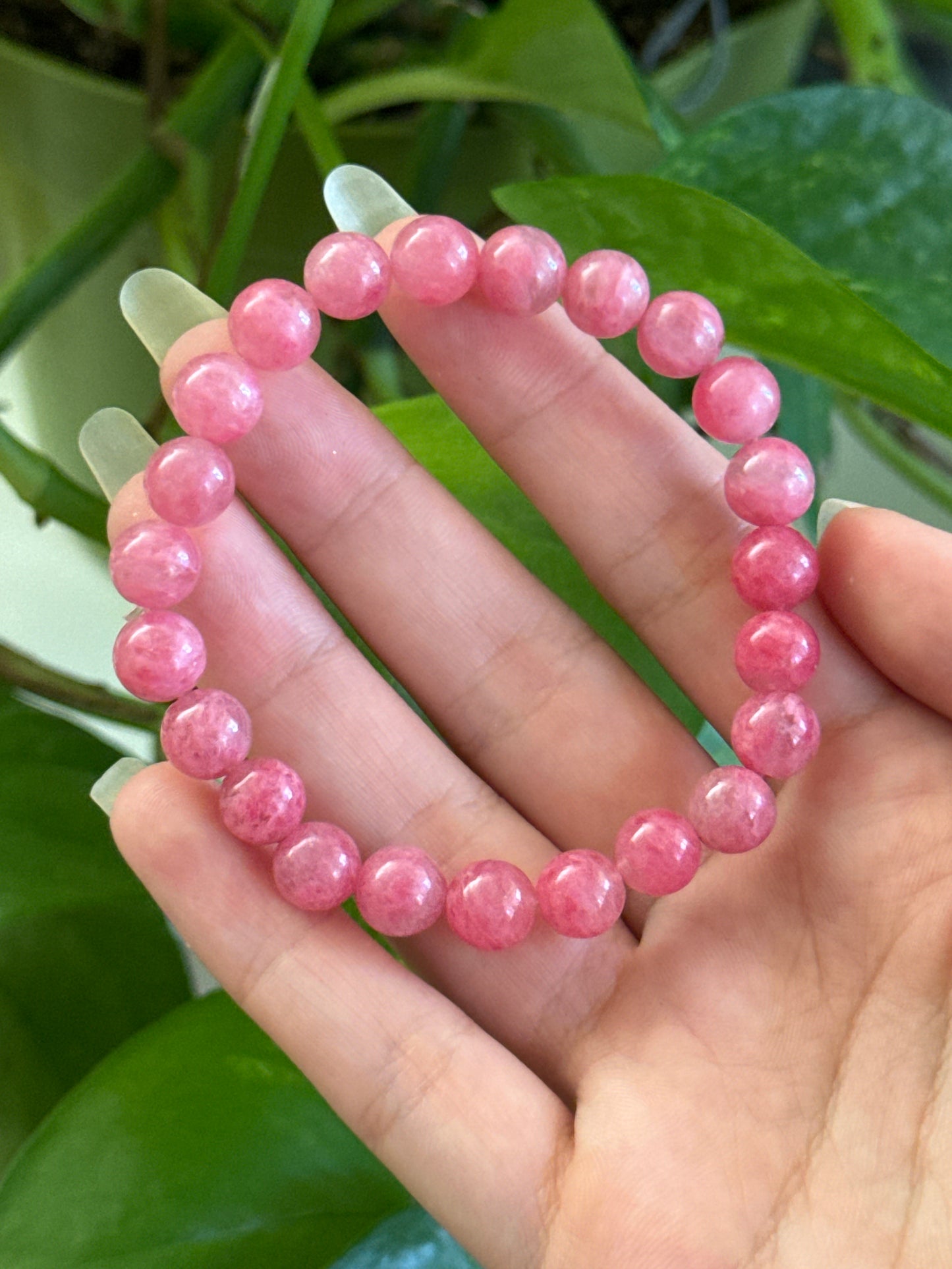 Gemmy Sakura Rhodonite Bracelet