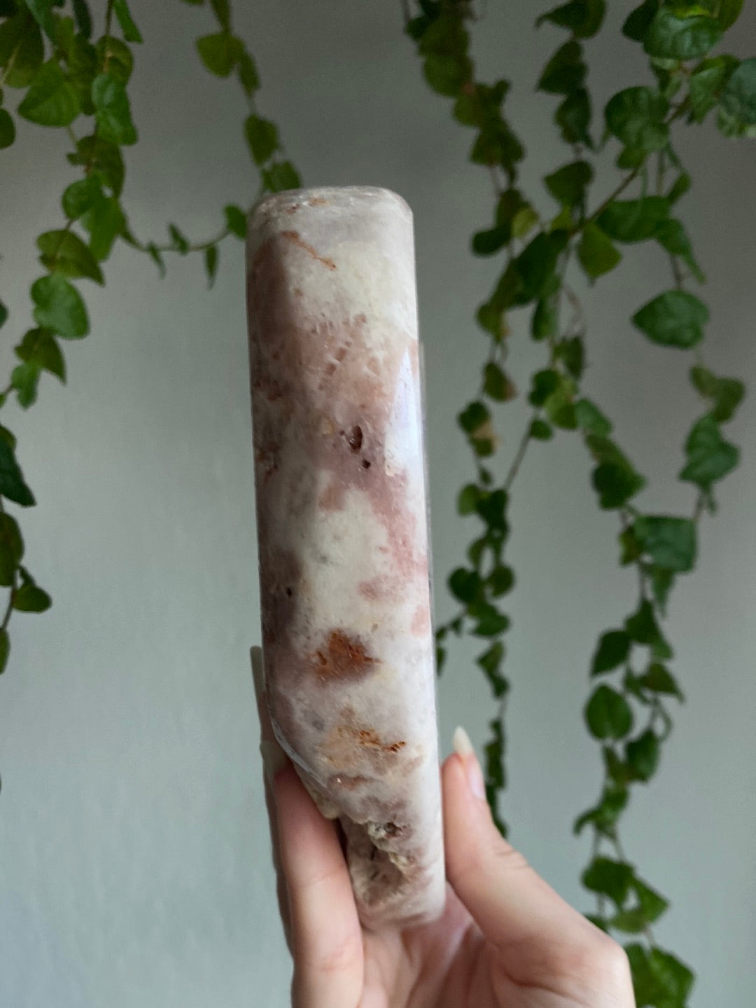 XL Pink Amethyst & Amethyst Druzy Heart (7” & 2.3lbs)