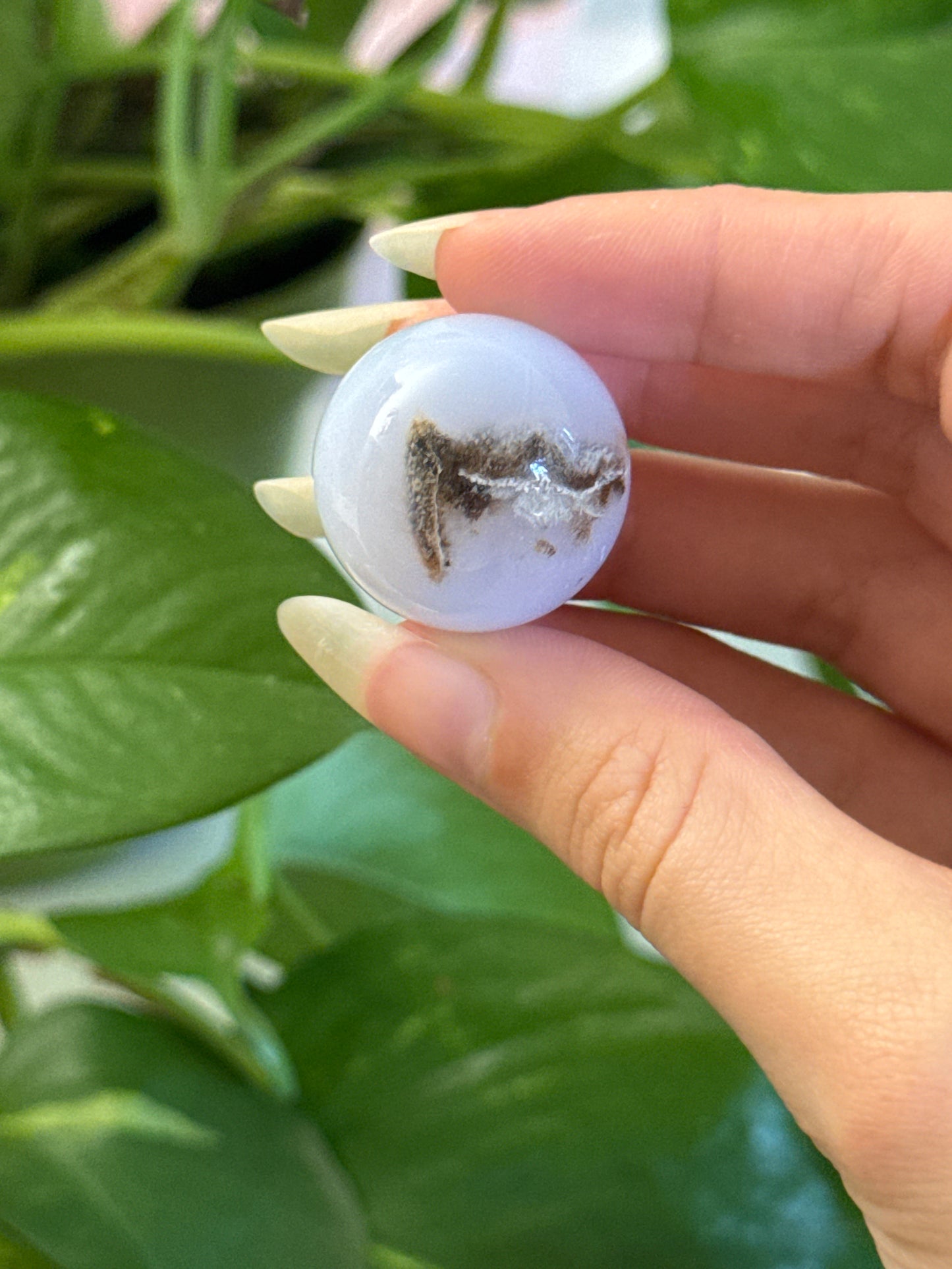 Blue Chalcedony Sphere