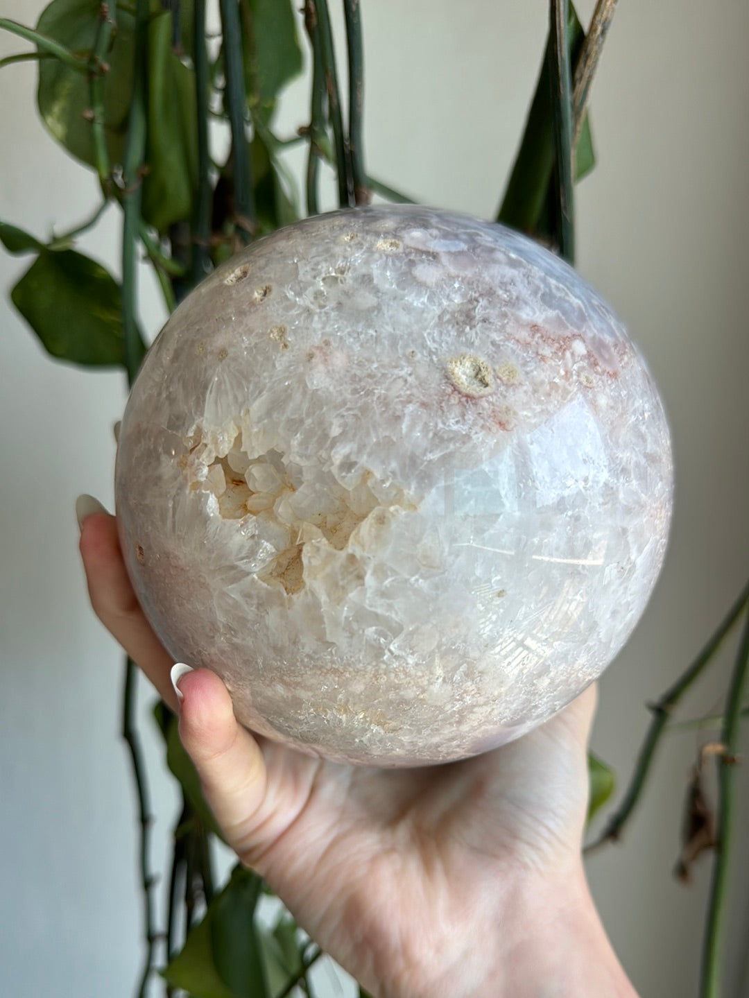XL 4.8lb Lilac Pink Amethyst Sphere
