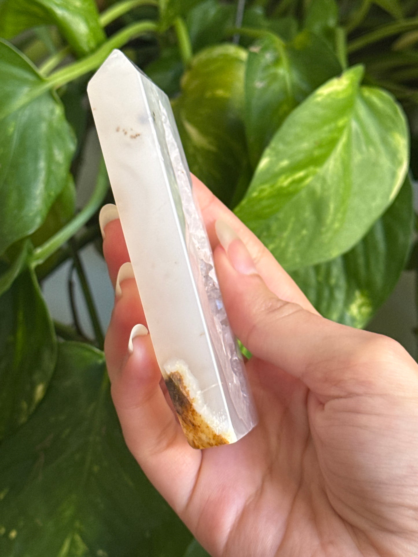 Druzy Agate Tower