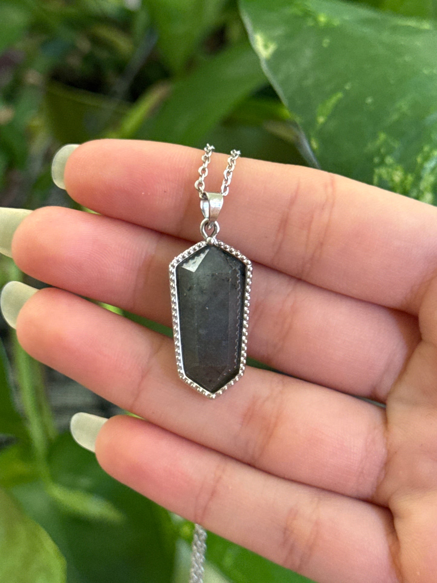 Speckled Labradorite Necklace