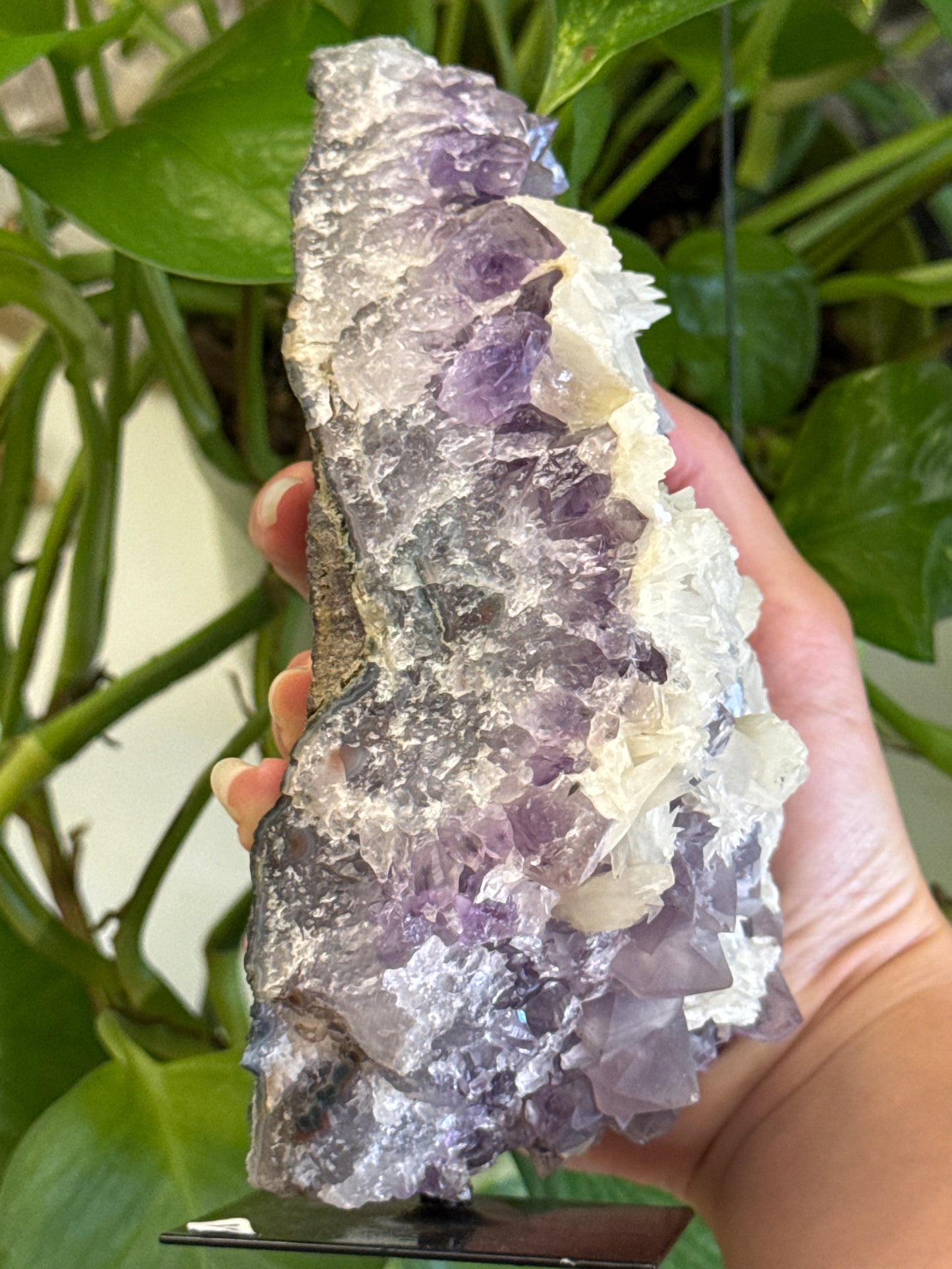 Statement Amethyst Calcite Cluster