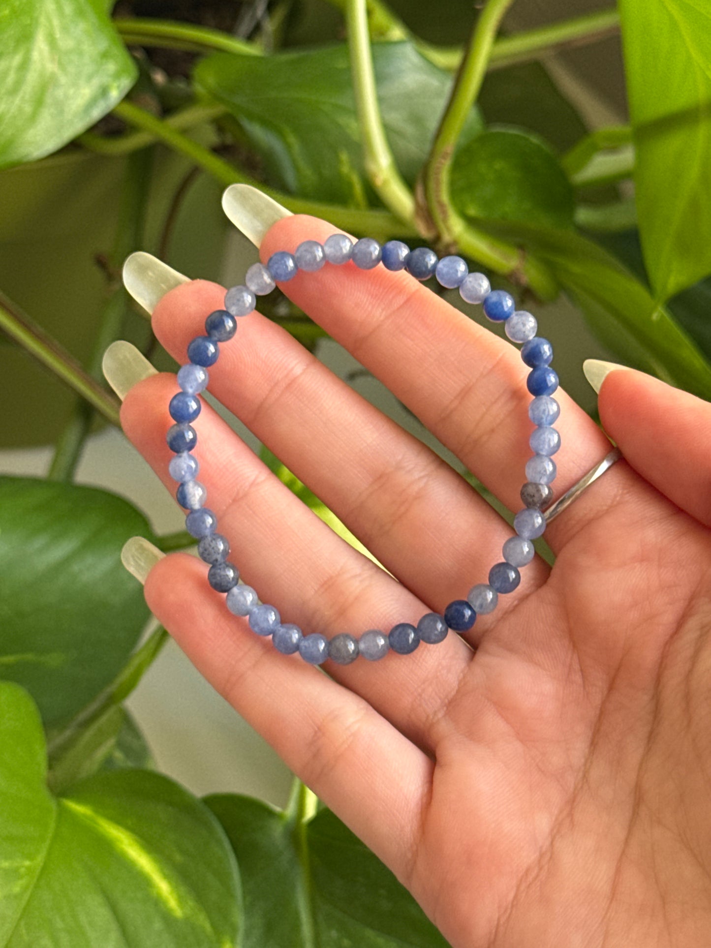 Blue Aventurine Dainty Bracelet