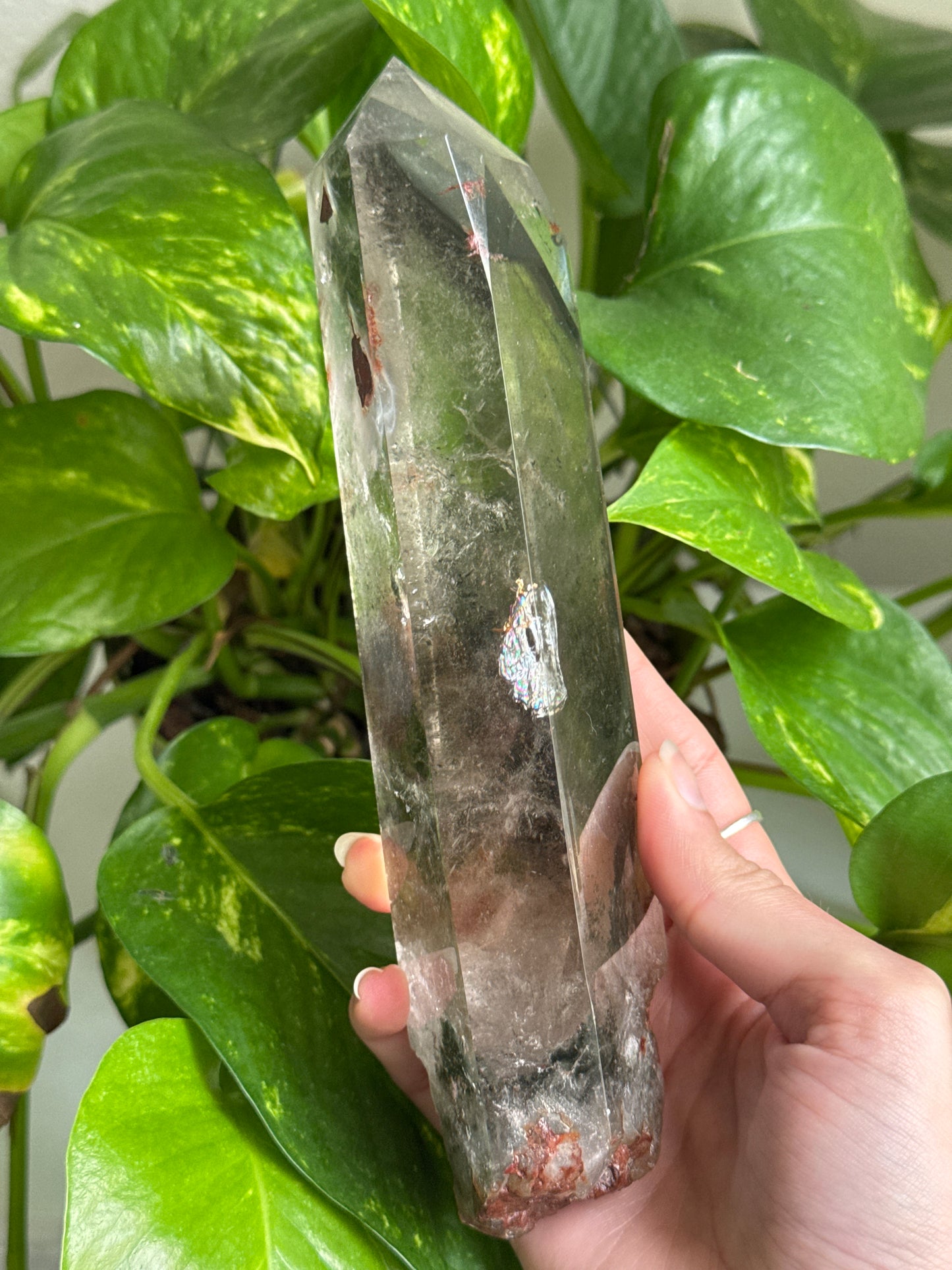 Large Garden Quartz Point