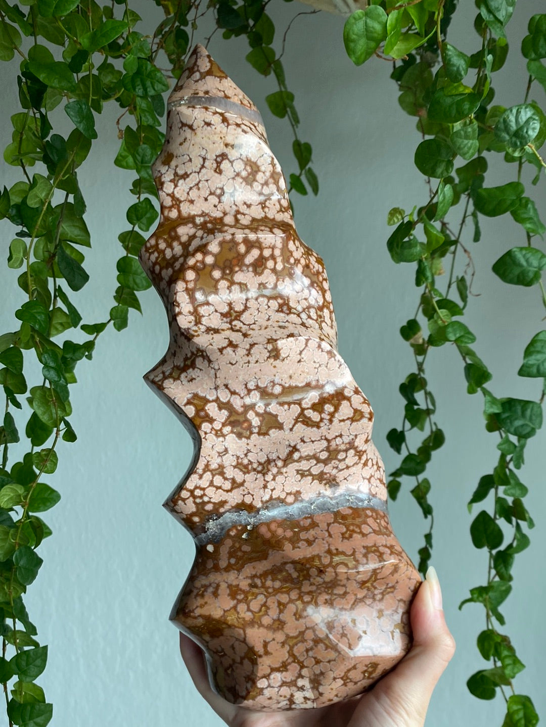 XXL Ocean Jasper Flame (12” & 5.1lbs)
