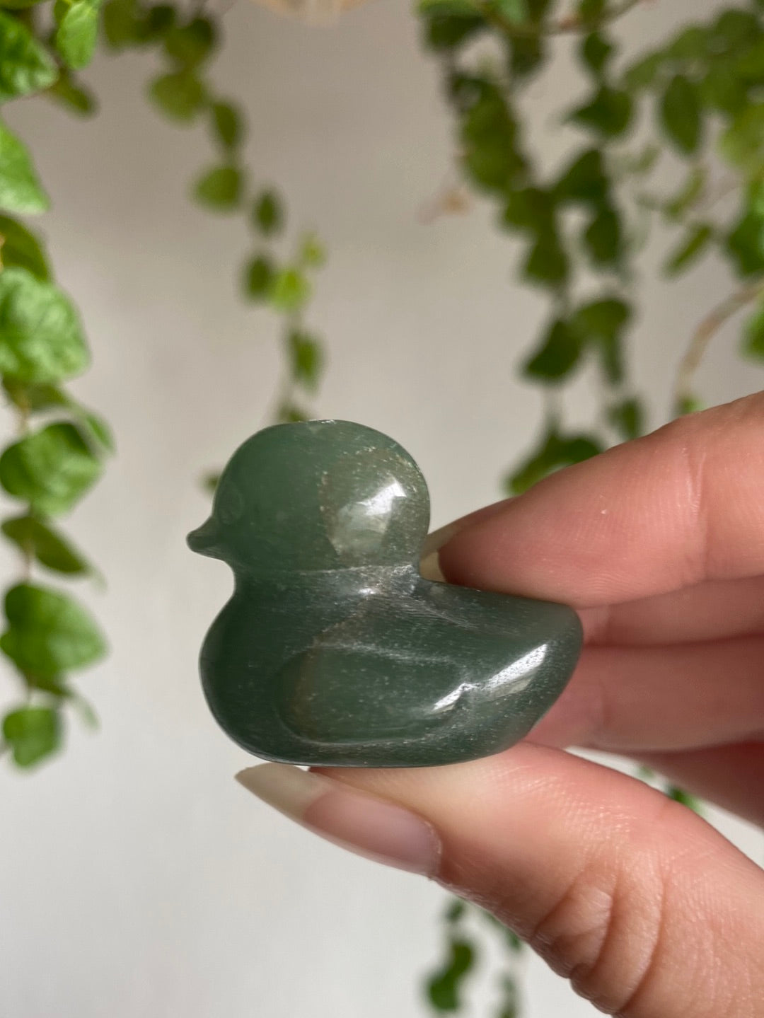Green Aventurine Ducky