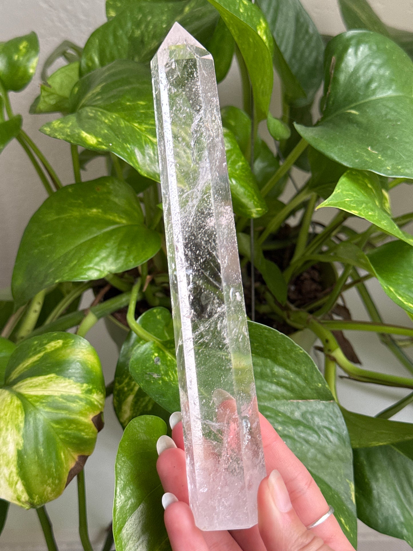 Clear Quartz Tower