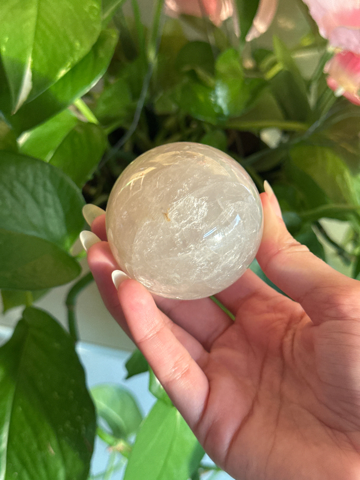 Blue Rose Quartz Small Sphere