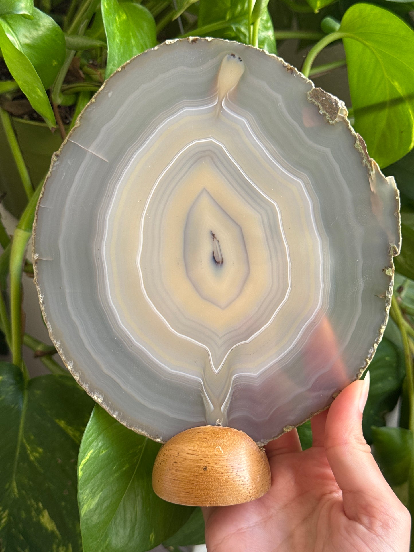 Agate Slab on Stand B