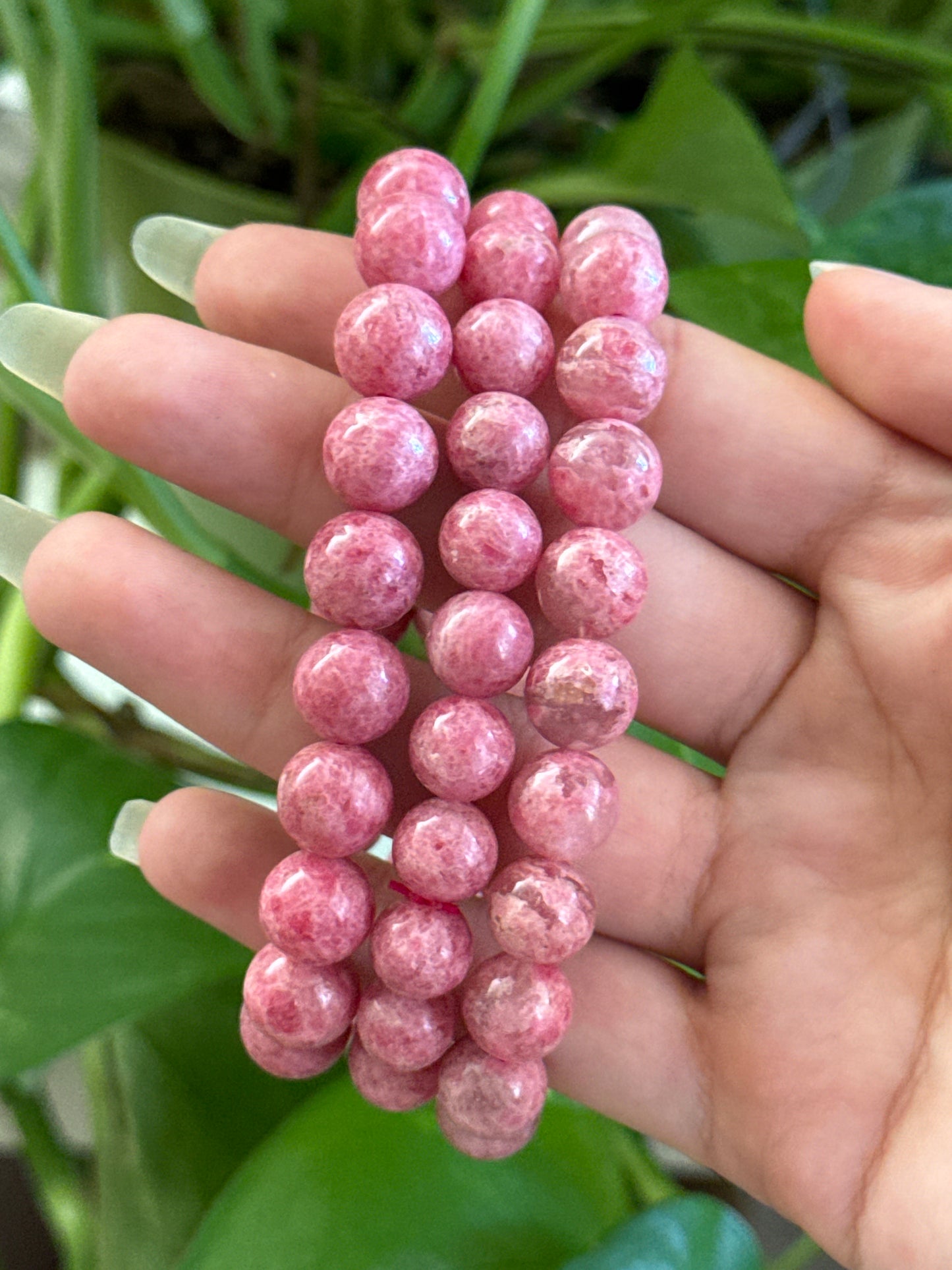 Sakura Rhodonite Bracelet