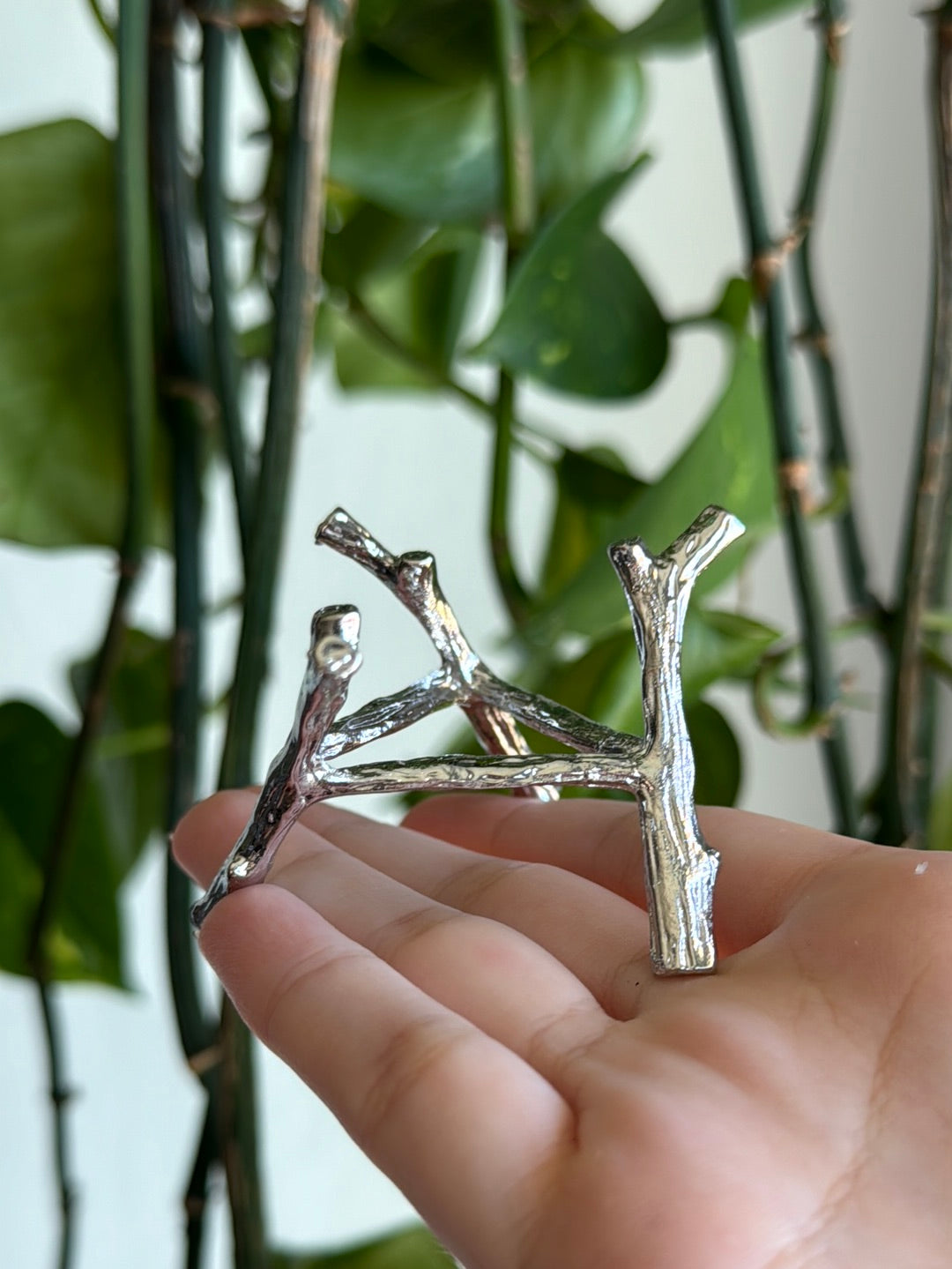 Branch Silver Sphere Stand