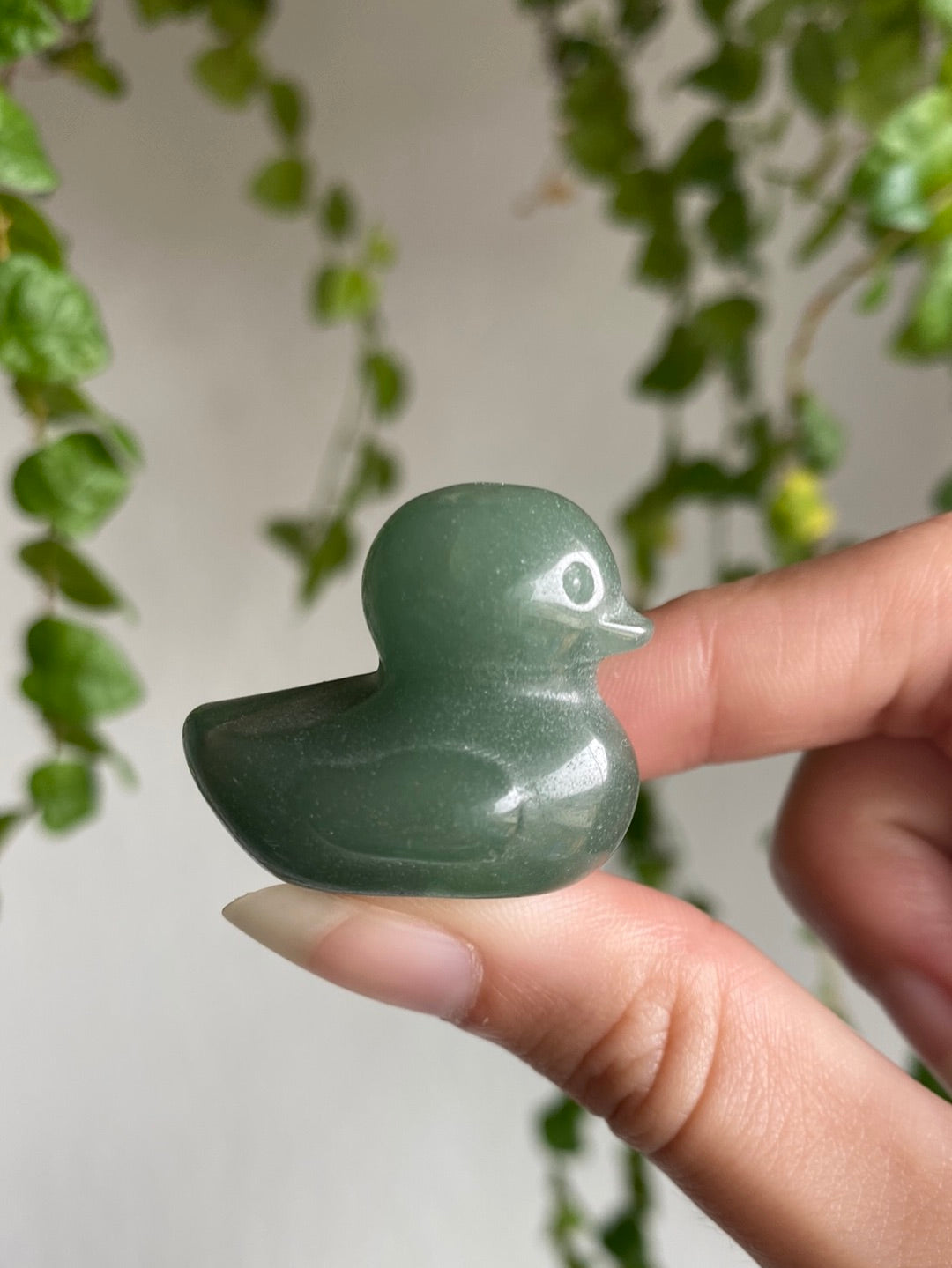 Green Aventurine Ducky