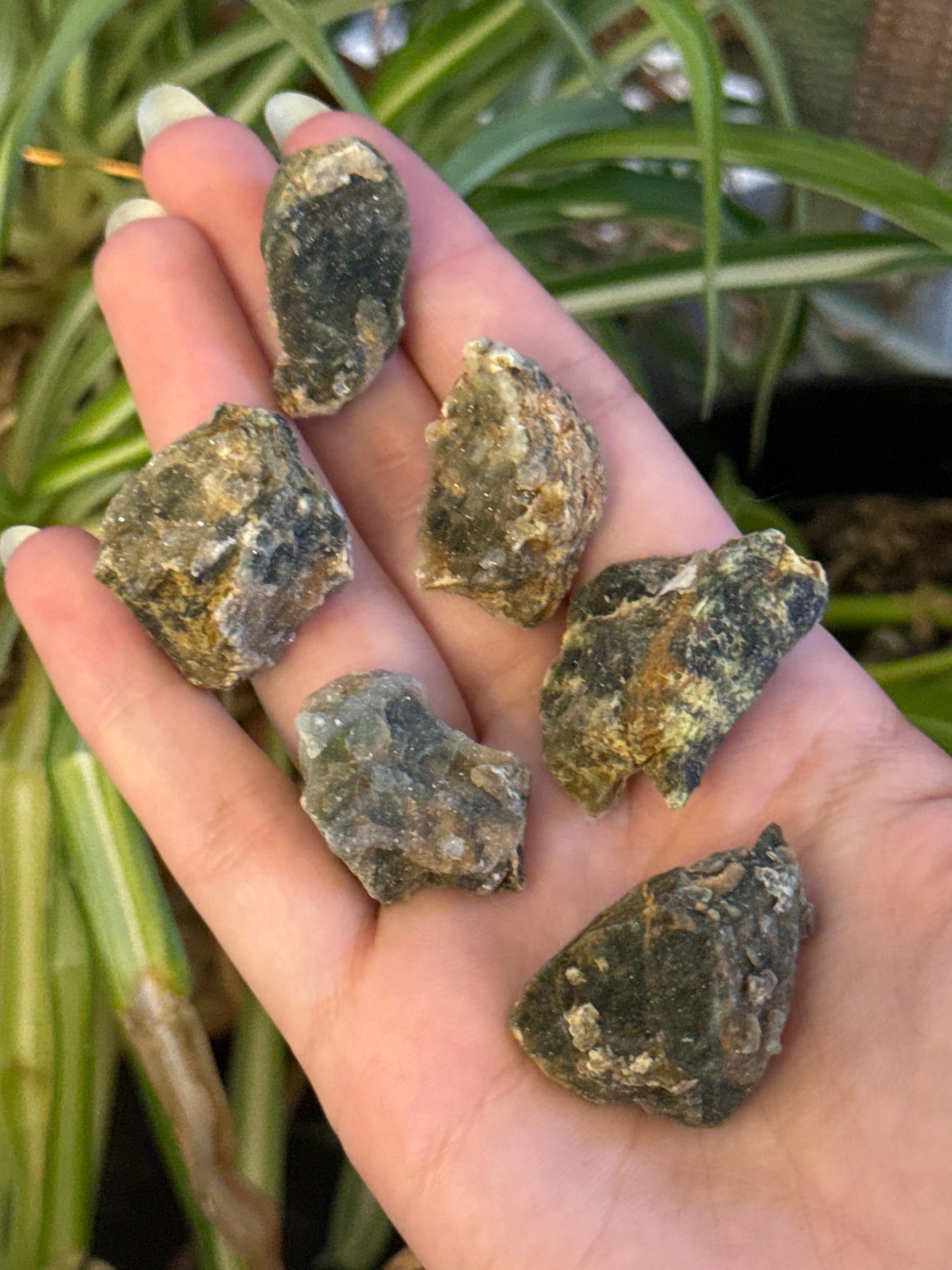 Chrome Sparkle Chalcedony Specimen *see vid for sparkles*