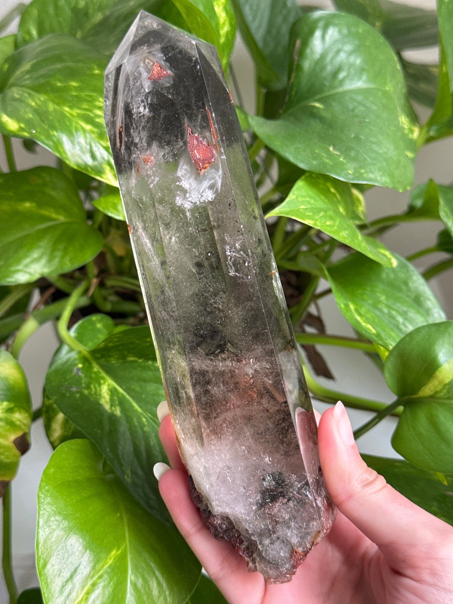 Large Garden Quartz Point