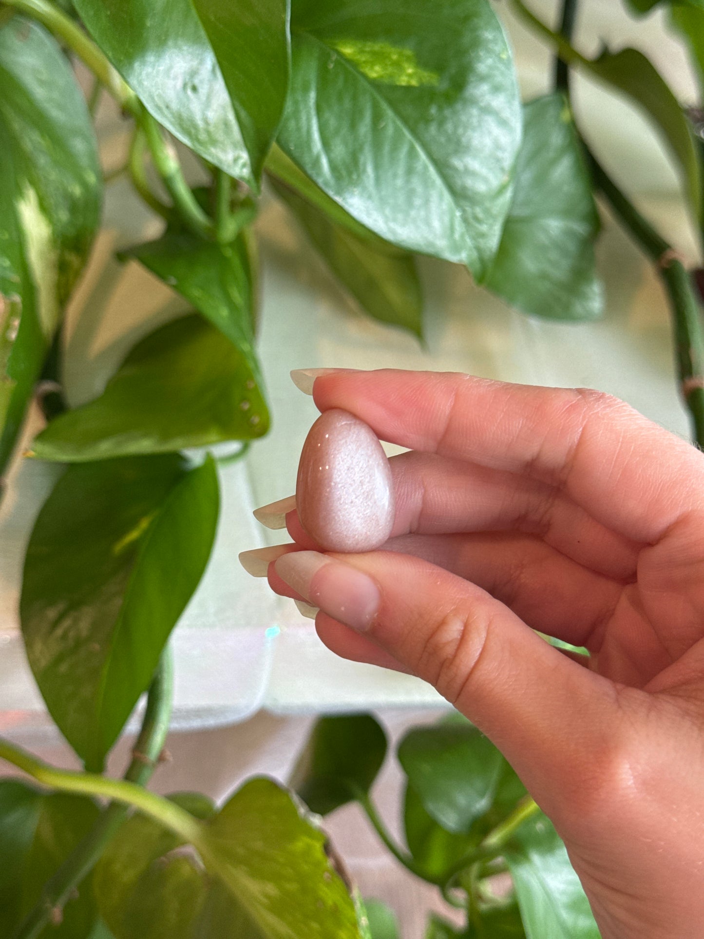 Flashy Peach Moonstone Tumble